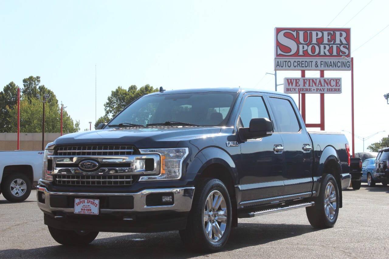 2018 Blue Ford F-150 XLT SuperCrew 5.5-ft. Bed 4WD (1FTEW1EG7JF) with an 3.5L V6 TURBO engine, 6A transmission, located at 4301 NW 39th , Oklahoma City, OK, 73112, (405) 949-5600, 35.512135, -97.598671 - NO DRIVERS LICENCE -NO FULL COVERAGE INSURANCE - NO CREDIT CHECK. COME ON OVER TO SUPERSPORTS, TAKE A LOOK AND TEST DRIVE. PLEASE GIVE US A CALL AT (405) 949-5600. NO LICENCIA DE CONDUCIR - NO SEGURO DE COBERTURA TOTAL - NO VERIFICACION DE CREDITO. VISITENOS EN SUPERSPORTS, MIRE NUESTRO - Photo#6