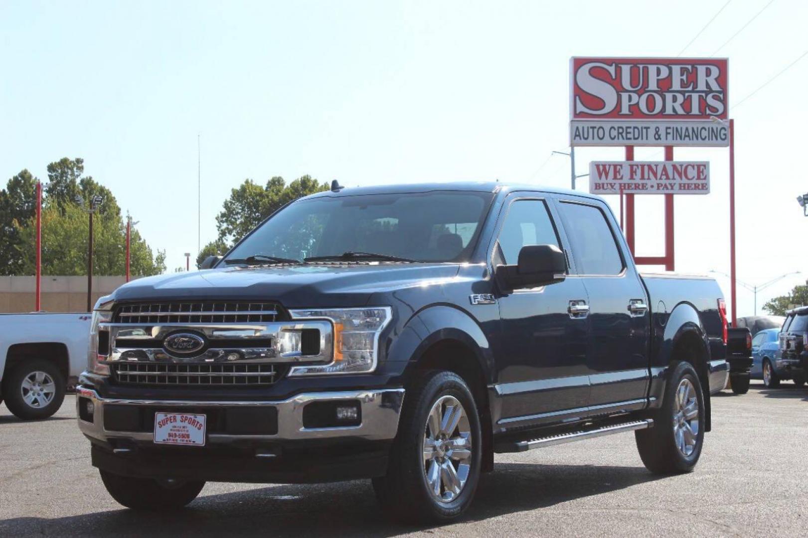 2018 Blue Ford F-150 XLT SuperCrew 5.5-ft. Bed 4WD (1FTEW1EG7JF) with an 3.5L V6 TURBO engine, 6A transmission, located at 4301 NW 39th , Oklahoma City, OK, 73112, (405) 949-5600, 35.512135, -97.598671 - NO DRIVERS LICENCE NO-FULL COVERAGE INSURANCE-NO CREDIT CHECK. COME ON OVER TO SUPERSPORTS AND TAKE A LOOK AND TEST DRIVE. PLEASE GIVE US A CALL AT (405) 949-5600. NO LICENSIA DE MANEJAR- NO SEGURO DE COBERTURA TOTAL- NO VERIFICACCION DE CREDITO. POR FAVOR VENGAN A SUPERSPORTS, ECHE UN - Photo#7