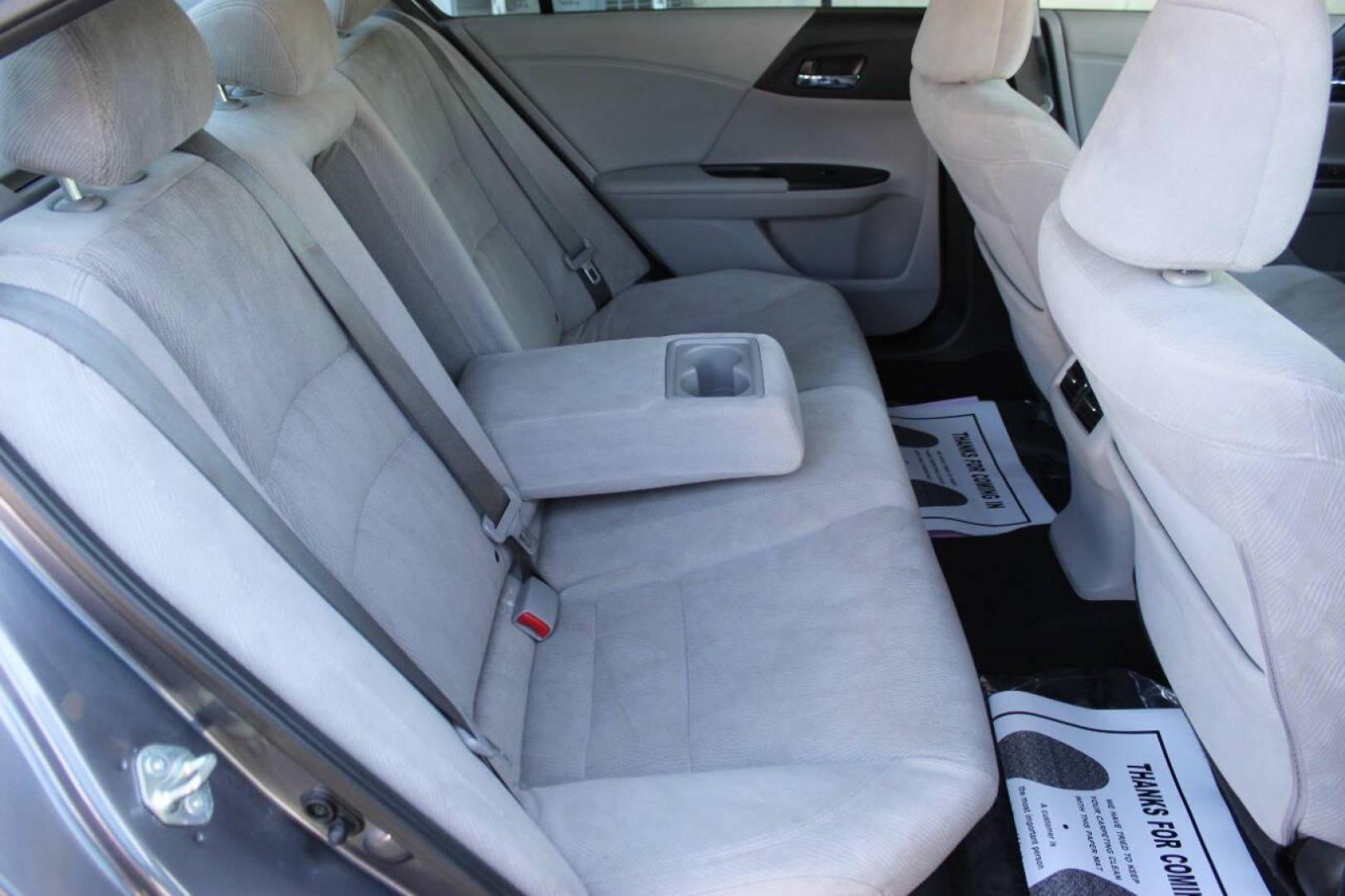 2015 Gray Honda Accord EX Sedan CVT (1HGCR2F7XFA) with an 2.4L I4 2.4L I4 engine, CVT transmission, located at 4301 NW 39th , Oklahoma City, OK, 73112, (405) 949-5600, 35.512135, -97.598671 - NO DRIVERS LICENCE NO-FULL COVERAGE INSURANCE-NO CREDIT CHECK. COME ON OVER TO SUPERSPORTS AND TAKE A LOOK AND TEST DRIVE. PLEASE GIVE US A CALL AT (405) 949-5600. NO LICENSIA DE MANEJAR- NO SEGURO DE COBERTURA TOTAL- NO VERIFICACCION DE CREDITO. POR FAVOR VENGAN A SUPERSPORTS, ECHE UN- Photo#10