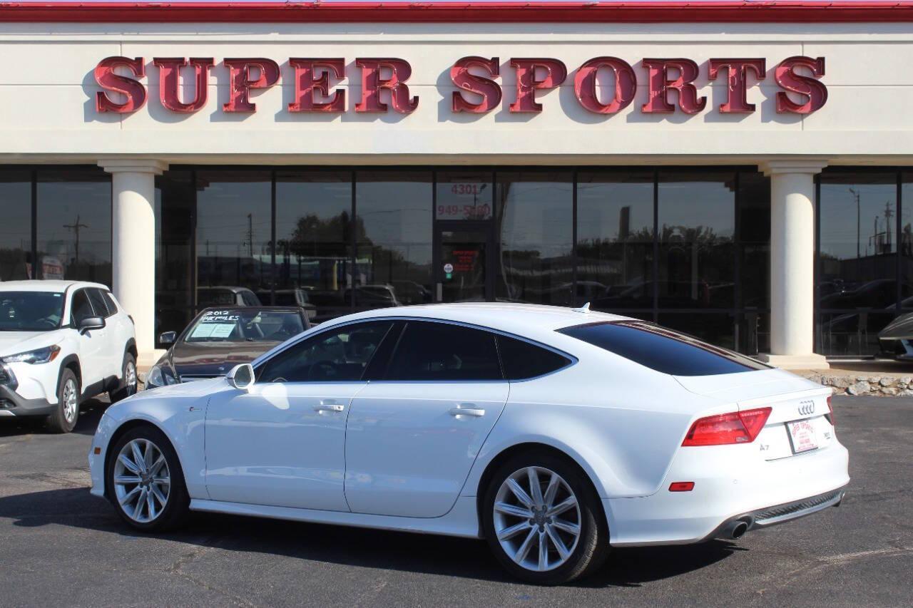 2014 White Audi A7 3.0T Premium quattro (WAU2GAFC1EN) with an 3.0L V6 Supercharger 3.0L V6 engine, Automatic 8-Speed transmission, located at 4301 NW 39th , Oklahoma City, OK, 73112, (405) 949-5600, 35.512135, -97.598671 - NO DRIVERS LICENCE NO-FULL COVERAGE INSURANCE-NO CREDIT CHECK. COME ON OVER TO SUPERSPORTS AND TAKE A LOOK AND TEST DRIVE. PLEASE GIVE US A CALL AT (405) 949-5600. NO LICENSIA DE MANEJAR- NO SEGURO DE COBERTURA TOTAL- NO VERIFICACCION DE CREDITO. POR FAVOR VENGAN A SUPERSPORTS, ECHE UN - Photo#3