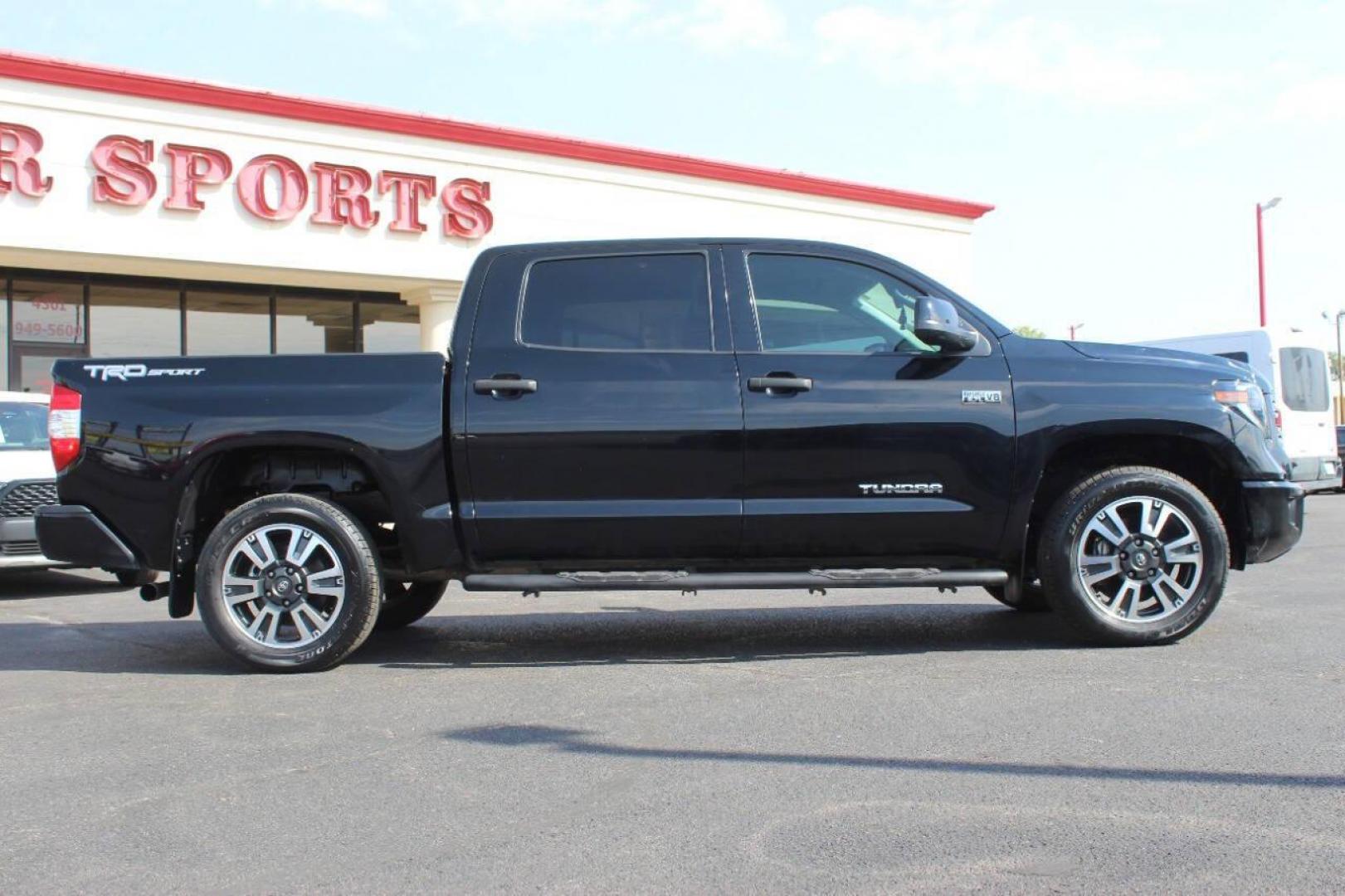 2021 Black Toyota Tundra SR5 5.7L V8 CrewMax 2WD (5TFEY5F17MX) with an 5.7L V8 DOHC 32V engine, 6A transmission, located at 4301 NW 39th , Oklahoma City, OK, 73112, (405) 949-5600, 35.512135, -97.598671 - NO DRIVERS LICENCE NO-FULL COVERAGE INSURANCE-NO CREDIT CHECK. COME ON OVER TO SUPERSPORTS AND TAKE A LOOK AND TEST DRIVE. PLEASE GIVE US A CALL AT (405) 949-5600. NO LICENSIA DE MANEJAR- NO SEGURO DE COBERTURA TOTAL- NO VERIFICACCION DE CREDITO. POR FAVOR VENGAN A SUPERSPORTS, ECHE UN - Photo#3