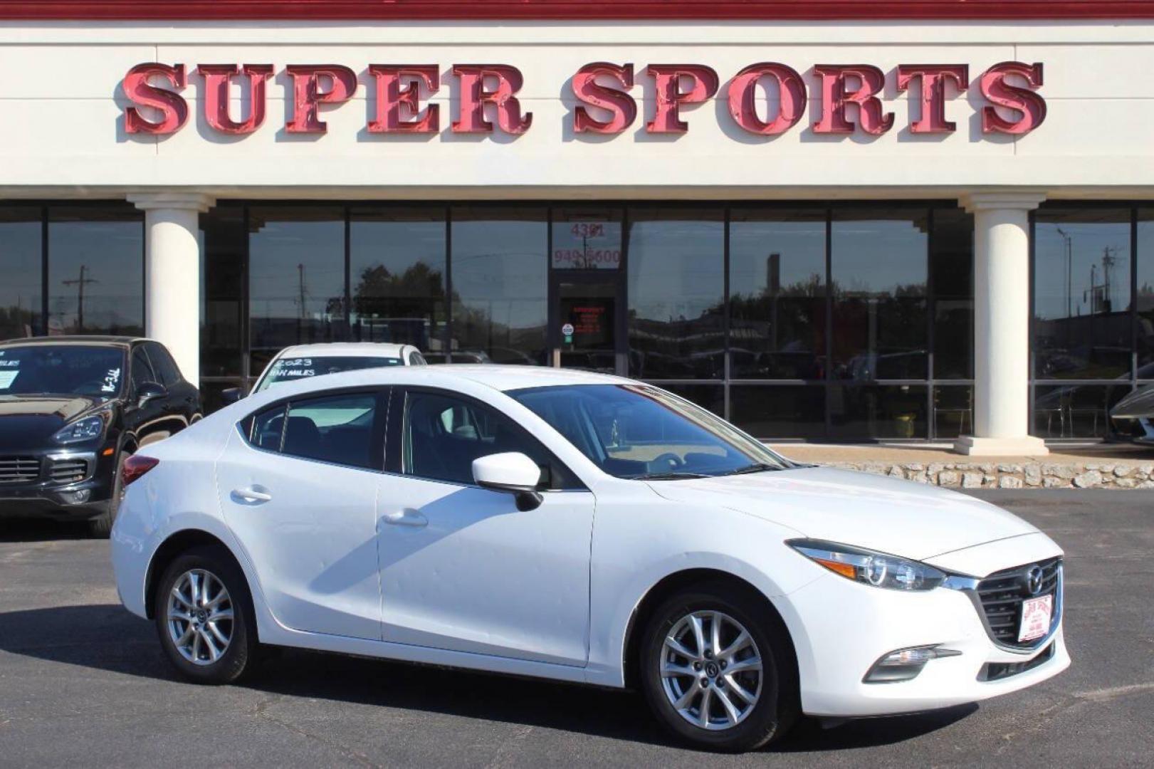 2017 White Mazda MAZDA3 i Sport AT 4-Door (3MZBN1U73HM) with an 2.0L L4 DOHC 16V engine, 6A transmission, located at 4301 NW 39th , Oklahoma City, OK, 73112, (405) 949-5600, 35.512135, -97.598671 - NO DRIVERS LICENCE NO-FULL COVERAGE INSURANCE-NO CREDIT CHECK. COME ON OVER TO SUPERSPORTS AND TAKE A LOOK AND TEST DRIVE. PLEASE GIVE US A CALL AT (405) 949-5600. NO LICENSIA DE MANEJAR- NO SEGURO DE COBERTURA TOTAL- NO VERIFICACCION DE CREDITO. POR FAVOR VENGAN A SUPERSPORTS, ECHE UN - Photo#0