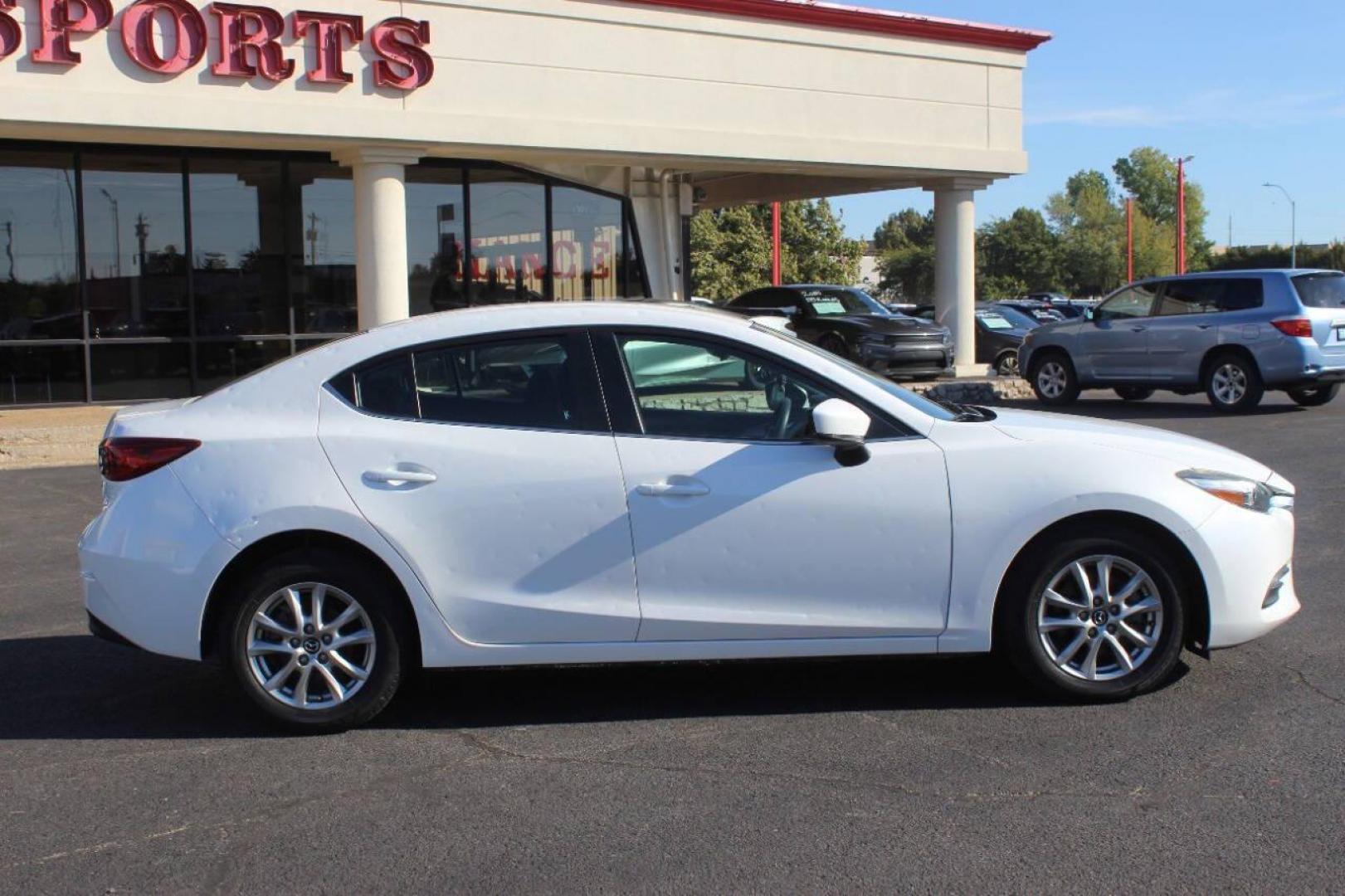 2017 White Mazda MAZDA3 i Sport AT 4-Door (3MZBN1U73HM) with an 2.0L L4 DOHC 16V engine, 6A transmission, located at 4301 NW 39th , Oklahoma City, OK, 73112, (405) 949-5600, 35.512135, -97.598671 - NO DRIVERS LICENCE NO-FULL COVERAGE INSURANCE-NO CREDIT CHECK. COME ON OVER TO SUPERSPORTS AND TAKE A LOOK AND TEST DRIVE. PLEASE GIVE US A CALL AT (405) 949-5600. NO LICENSIA DE MANEJAR- NO SEGURO DE COBERTURA TOTAL- NO VERIFICACCION DE CREDITO. POR FAVOR VENGAN A SUPERSPORTS, ECHE UN - Photo#2