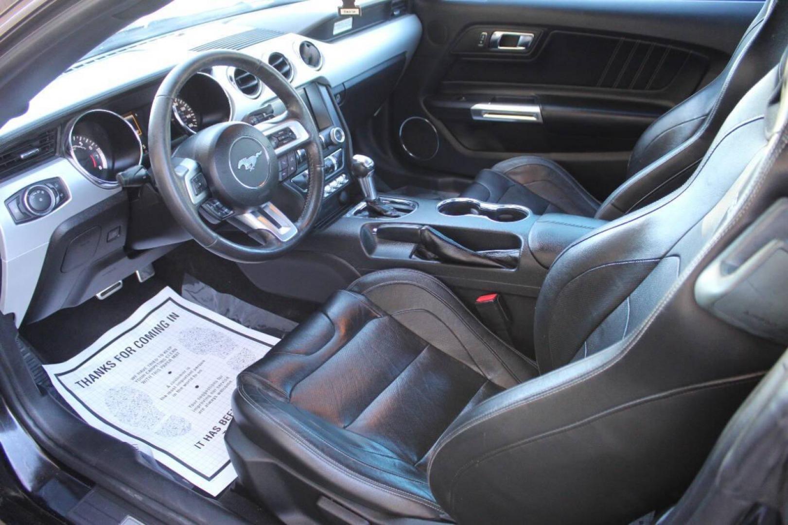 2015 Black Ford Mustang GT Coupe (1FA6P8CF8F5) with an 5.0L V8 DOHC 32V engine, Automatic 6-Speed transmission, located at 4301 NW 39th , Oklahoma City, OK, 73112, (405) 949-5600, 35.512135, -97.598671 - NO DRIVERS LICENCE NO-FULL COVERAGE INSURANCE-NO CREDIT CHECK. COME ON OVER TO SUPERSPORTS AND TAKE A LOOK AND TEST DRIVE. PLEASE GIVE US A CALL AT (405) 949-5600. NO LICENSIA DE MANEJAR- NO SEGURO DE COBERTURA TOTAL- NO VERIFICACCION DE CREDITO. POR FAVOR VENGAN A SUPERSPORTS, ECHE UN - Photo#13