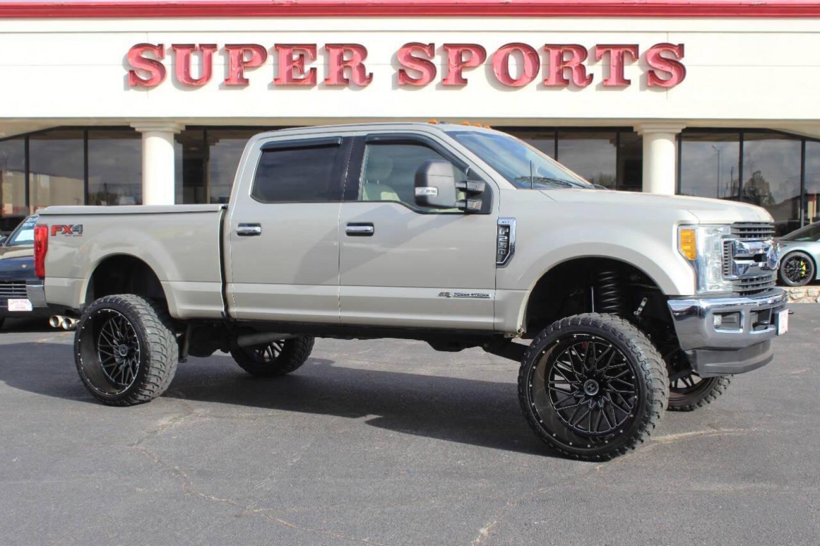 2017 Gold Ford F-250 SD King Ranch Crew Cab Long Bed 4WD (1FT7W2BT7HE) with an 6.7L V8 OHV 16V DIESEL engine, 6A transmission, located at 4301 NW 39th , Oklahoma City, OK, 73112, (405) 949-5600, 35.512135, -97.598671 - NO DRIVERS LICENCE NO-FULL COVERAGE INSURANCE-NO CREDIT CHECK. COME ON OVER TO SUPERSPORTS AND TAKE A LOOK AND TEST DRIVE. PLEASE GIVE US A CALL AT (405) 949-5600. NO LICENSIA DE MANEJAR- NO SEGURO DE COBERTURA TOTAL- NO VERIFICACCION DE CREDITO. POR FAVOR VENGAN A SUPERSPORTS, ECHE UN - Photo#0
