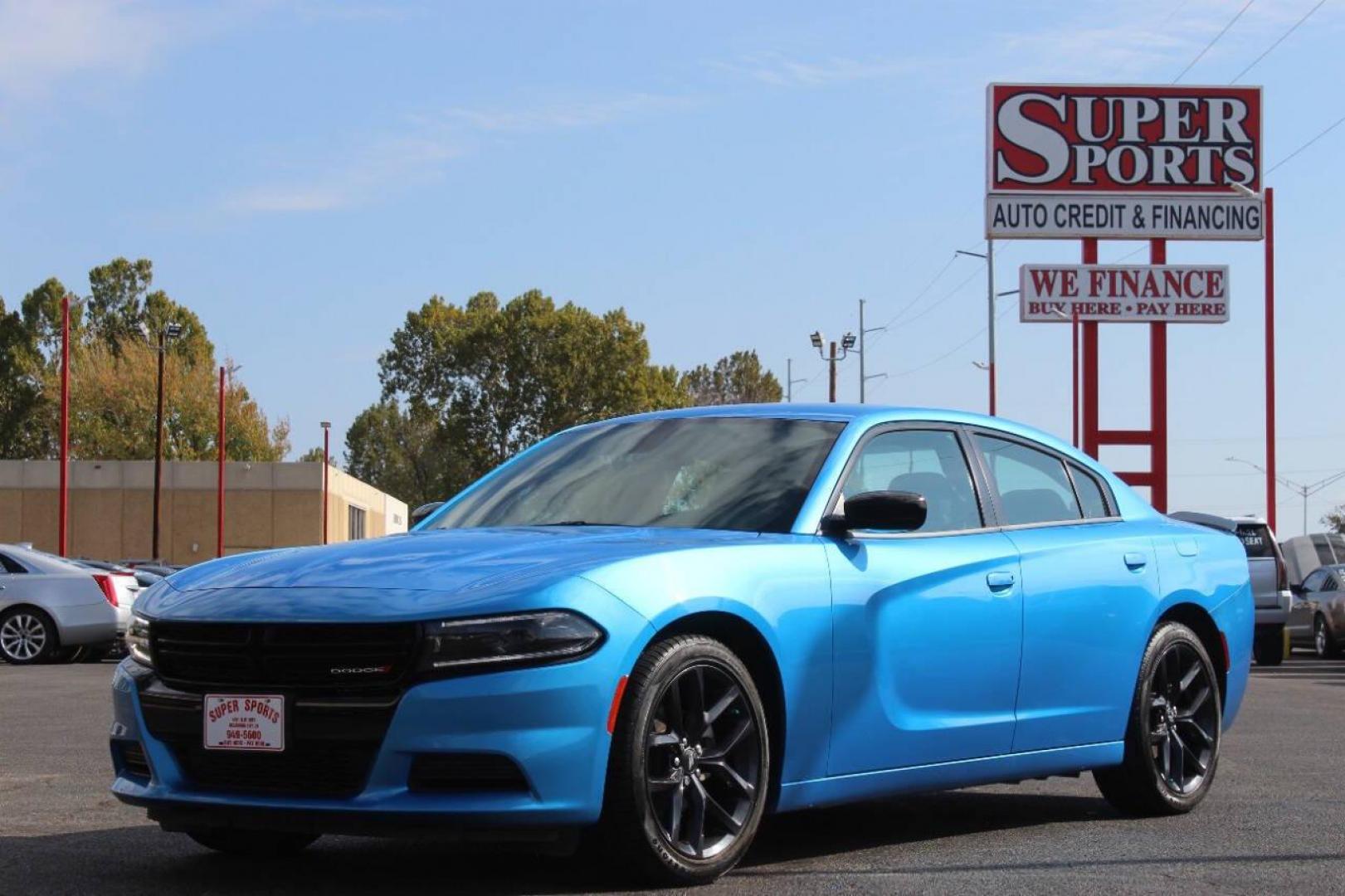2023 Blue Dodge Charger SXT (2C3CDXBG6PH) with an 3.6L V6 DOHC 24V engine, 8A transmission, located at 4301 NW 39th , Oklahoma City, OK, 73112, (405) 949-5600, 35.512135, -97.598671 - NO DRIVERS LICENCE NO-FULL COVERAGE INSURANCE-NO CREDIT CHECK. COME ON OVER TO SUPERSPORTS AND TAKE A LOOK AND TEST DRIVE. PLEASE GIVE US A CALL AT (405) 949-5600. NO LICENSIA DE MANEJAR- NO SEGURO DE COBERTURA TOTAL- NO VERIFICACCION DE CREDITO. POR FAVOR VENGAN A SUPERSPORTS, ECHE UN - Photo#7