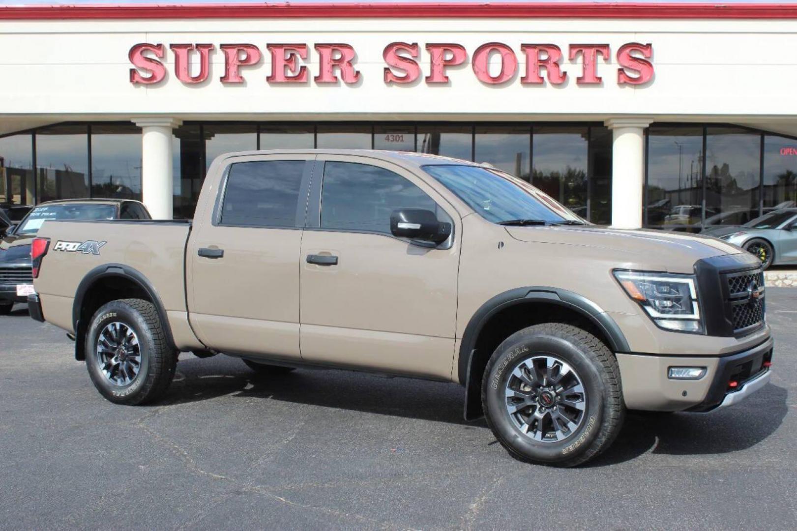 2020 Tan Nissan Titan Platinum Reserve Crew Cab 4WD (1N6AA1ED5LN) with an 5.6L V8 DOHC 32V engine, 6A transmission, located at 4301 NW 39th , Oklahoma City, OK, 73112, (405) 949-5600, 35.512135, -97.598671 - NO DRIVERS LICENCE NO-FULL COVERAGE INSURANCE-NO CREDIT CHECK. COME ON OVER TO SUPERSPORTS AND TAKE A LOOK AND TEST DRIVE. PLEASE GIVE US A CALL AT (405) 949-5600. NO LICENSIA DE MANEJAR- NO SEGURO DE COBERTURA TOTAL- NO VERIFICACCION DE CREDITO. POR FAVOR VENGAN A SUPERSPORTS, ECHE UN - Photo#0