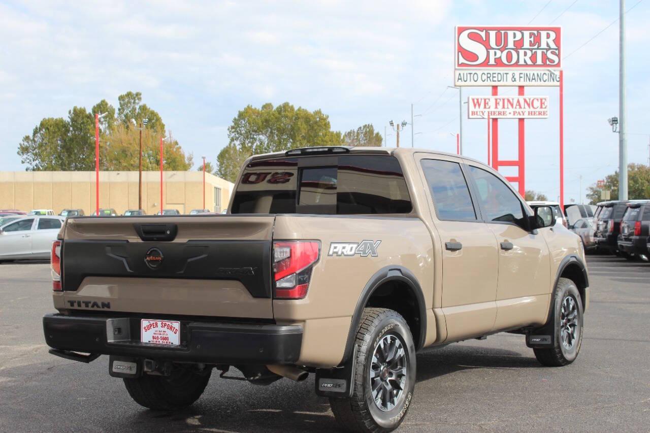 2020 Tan Nissan Titan Platinum Reserve Crew Cab 4WD (1N6AA1ED5LN) with an 5.6L V8 5.6L V8 engine, Automatic 9-Speed transmission, located at 4301 NW 39th , Oklahoma City, OK, 73112, (405) 949-5600, 35.512135, -97.598671 - NO DRIVERS LICENCE NO-FULL COVERAGE INSURANCE-NO CREDIT CHECK. COME ON OVER TO SUPERSPORTS AND TAKE A LOOK AND TEST DRIVE. PLEASE GIVE US A CALL AT (405) 949-5600. NO LICENSIA DE MANEJAR- NO SEGURO DE COBERTURA TOTAL- NO VERIFICACCION DE CREDITO. POR FAVOR VENGAN A SUPERSPORTS, ECHE UN - Photo#3