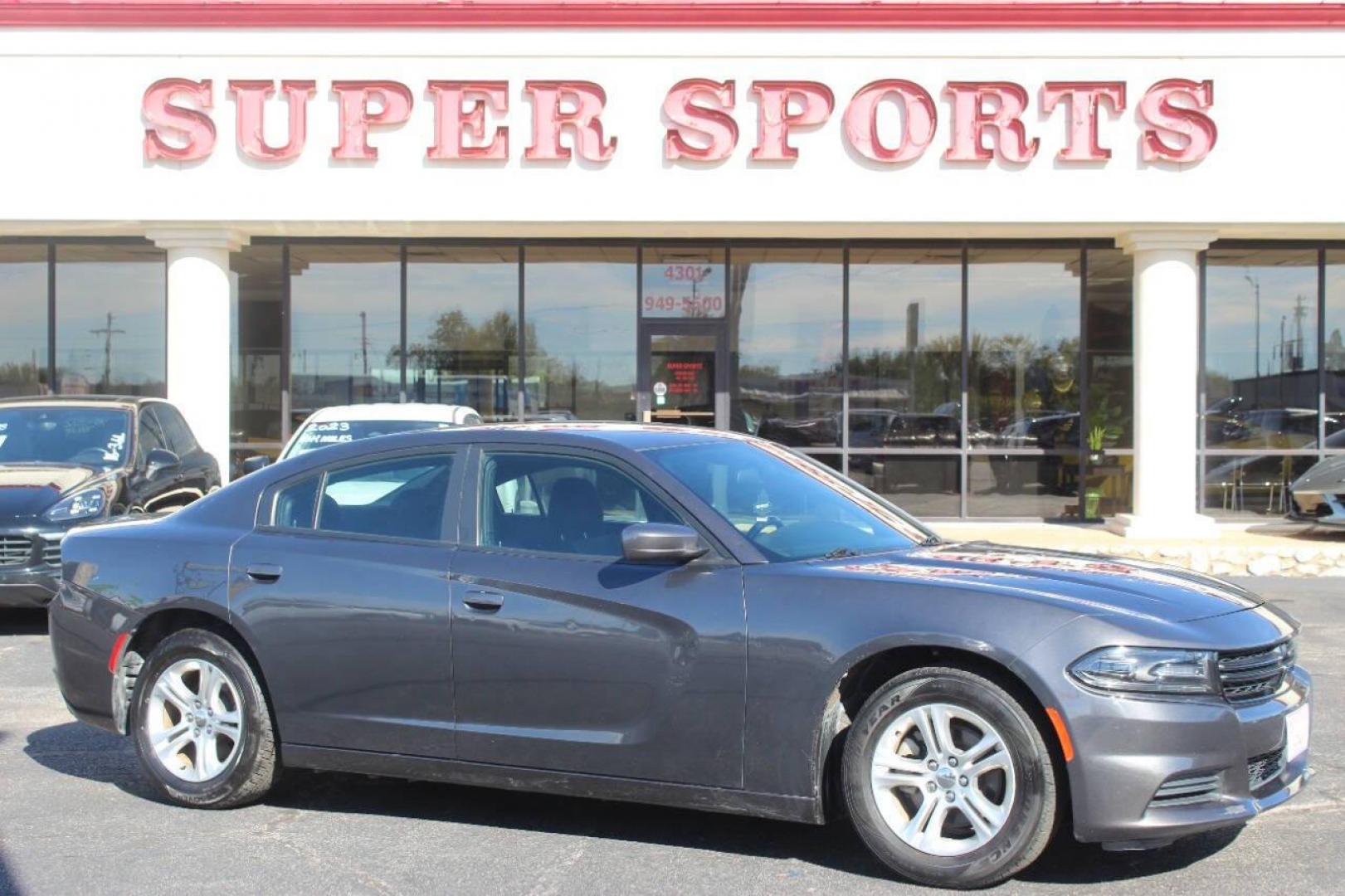 2021 Gray Dodge Charger SXT (2C3CDXBG0MH) with an 3.6L V6 DOHC 24V engine, 8A transmission, located at 4301 NW 39th , Oklahoma City, OK, 73112, (405) 949-5600, 35.512135, -97.598671 - NO DRIVERS LICENCE NO-FULL COVERAGE INSURANCE-NO CREDIT CHECK. COME ON OVER TO SUPERSPORTS AND TAKE A LOOK AND TEST DRIVE. PLEASE GIVE US A CALL AT (405) 949-5600. NO LICENSIA DE MANEJAR- NO SEGURO DE COBERTURA TOTAL- NO VERIFICACCION DE CREDITO. POR FAVOR VENGAN A SUPERSPORTS, ECHE UN - Photo#2