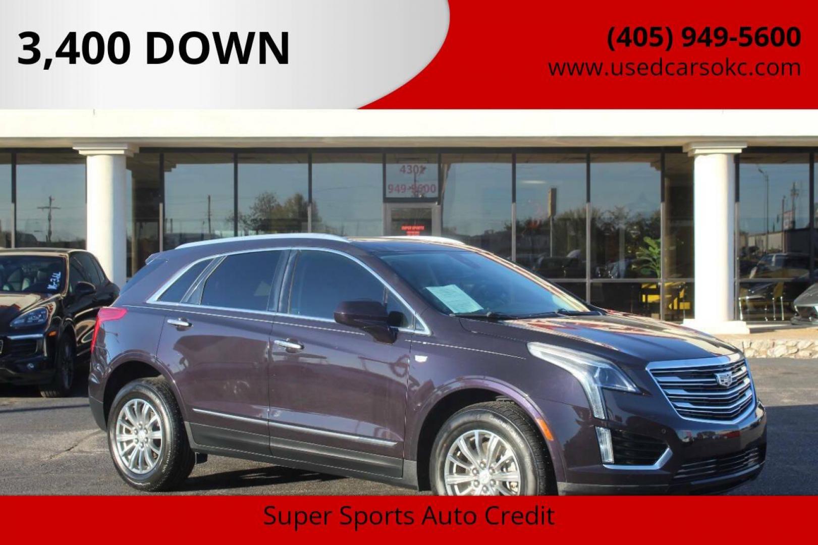 2018 Purple Cadillac XT5 Luxury (1GYKNCRS5JZ) with an 3.6L V6 DOHC 24V engine, 8A transmission, located at 4301 NW 39th , Oklahoma City, OK, 73112, (405) 949-5600, 35.512135, -97.598671 - NO DRIVERS LICENCE NO-FULL COVERAGE INSURANCE-NO CREDIT CHECK. COME ON OVER TO SUPERSPORTS AND TAKE A LOOK AND TEST DRIVE. PLEASE GIVE US A CALL AT (405) 949-5600. NO LICENSIA DE MANEJAR- NO SEGURO DE COBERTURA TOTAL- NO VERIFICACCION DE CREDITO. POR FAVOR VENGAN A SUPERSPORTS, ECHE UN - Photo#0