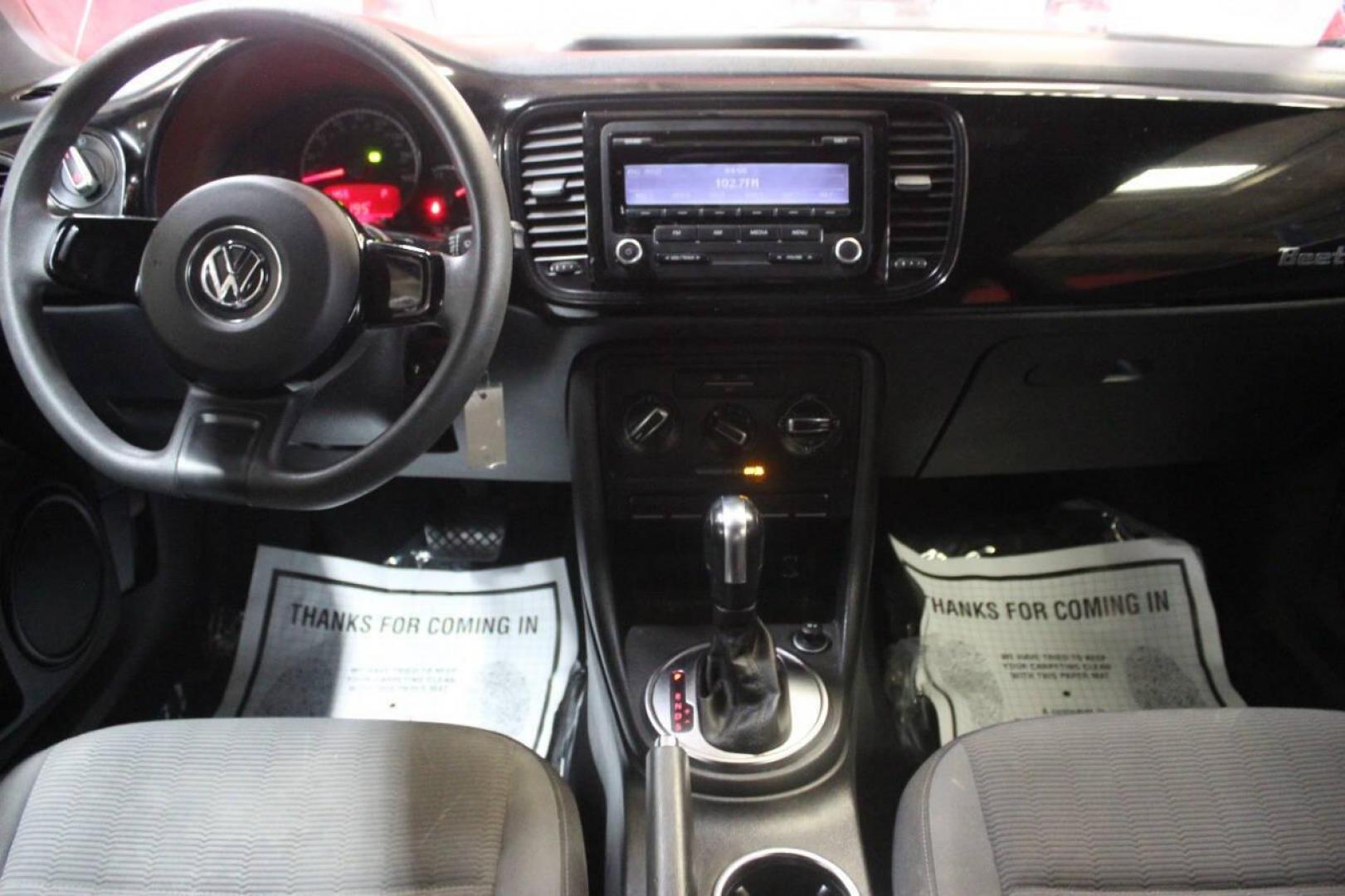 2013 Red Volkswagen Beetle 2.5L w/Sunroof Sound and Nav (3VWFP7AT7DM) with an 2.5L L5 DOHC 20V engine, 5-Speed Manual transmission, located at 4301 NW 39th , Oklahoma City, OK, 73112, (405) 949-5600, 35.512135, -97.598671 - Photo#14