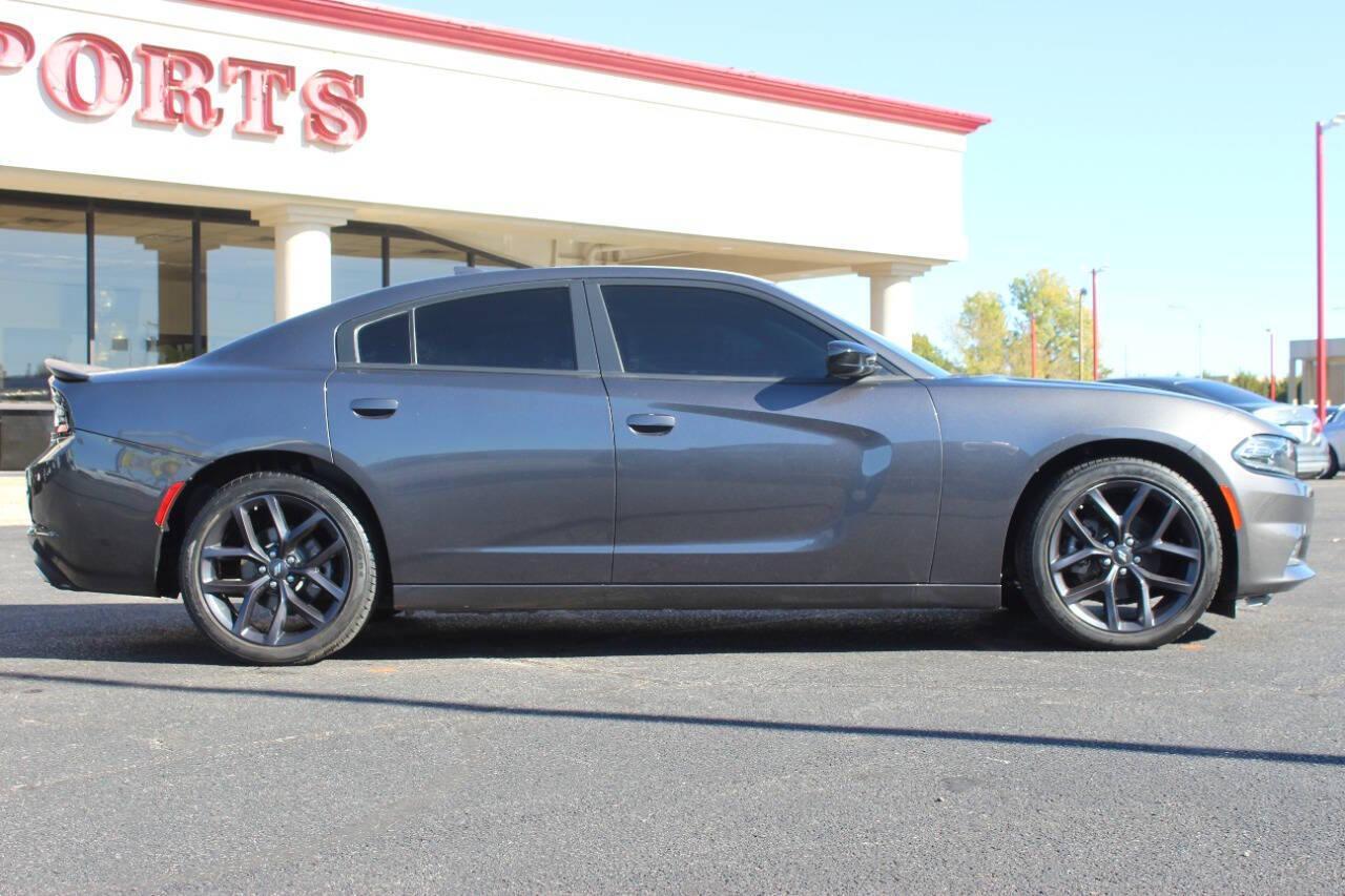 2023 Gray Dodge Charger SXT (2C3CDXBG4PH) with an 3.6L V6 DOHC 24V engine, 8A transmission, located at 4301 NW 39th , Oklahoma City, OK, 73112, (405) 949-5600, 35.512135, -97.598671 - Photo#2