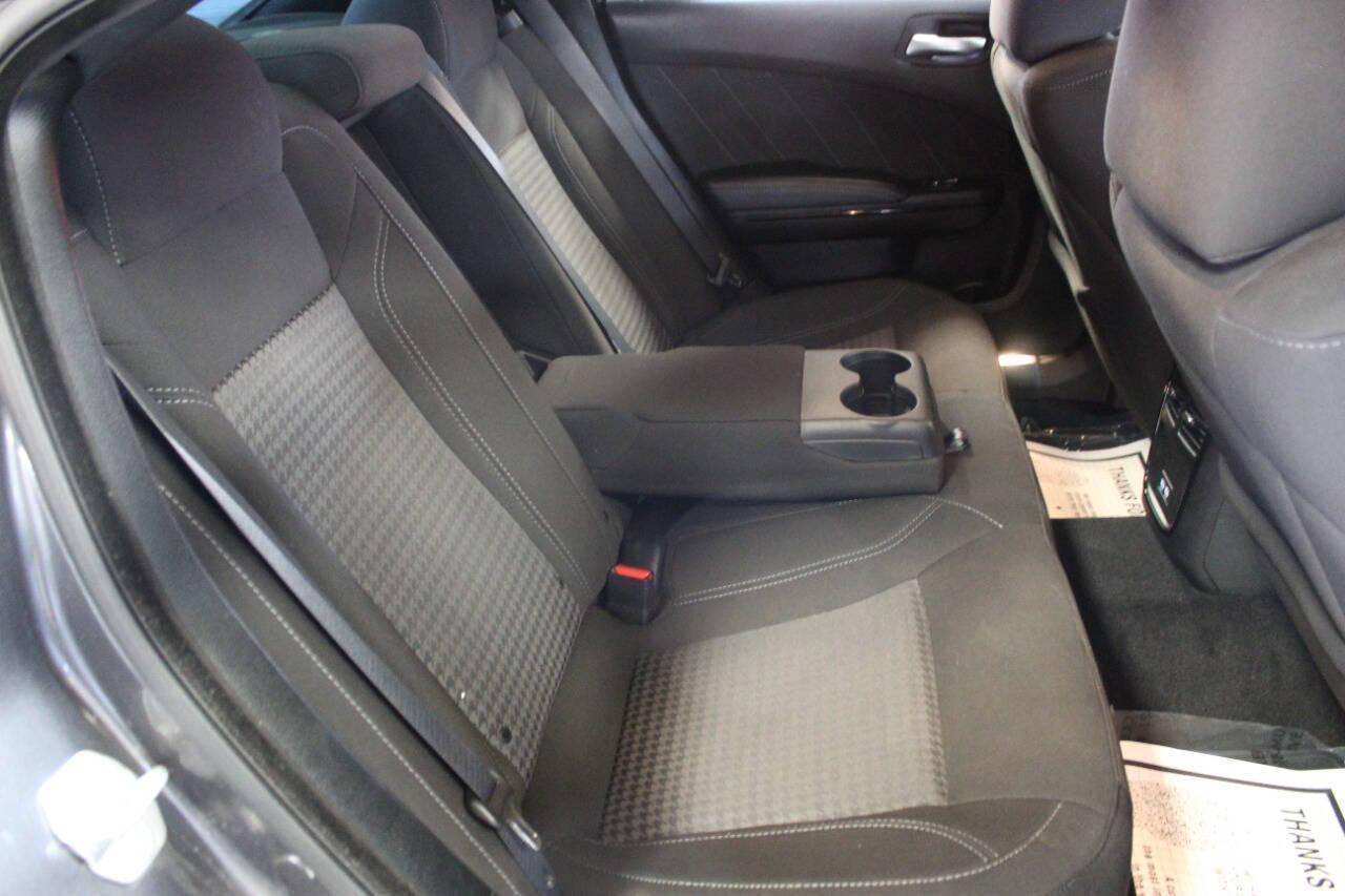 2023 Gray Dodge Charger SXT (2C3CDXBG4PH) with an 3.6L V6 DOHC 24V engine, 8A transmission, located at 4301 NW 39th , Oklahoma City, OK, 73112, (405) 949-5600, 35.512135, -97.598671 - Photo#10
