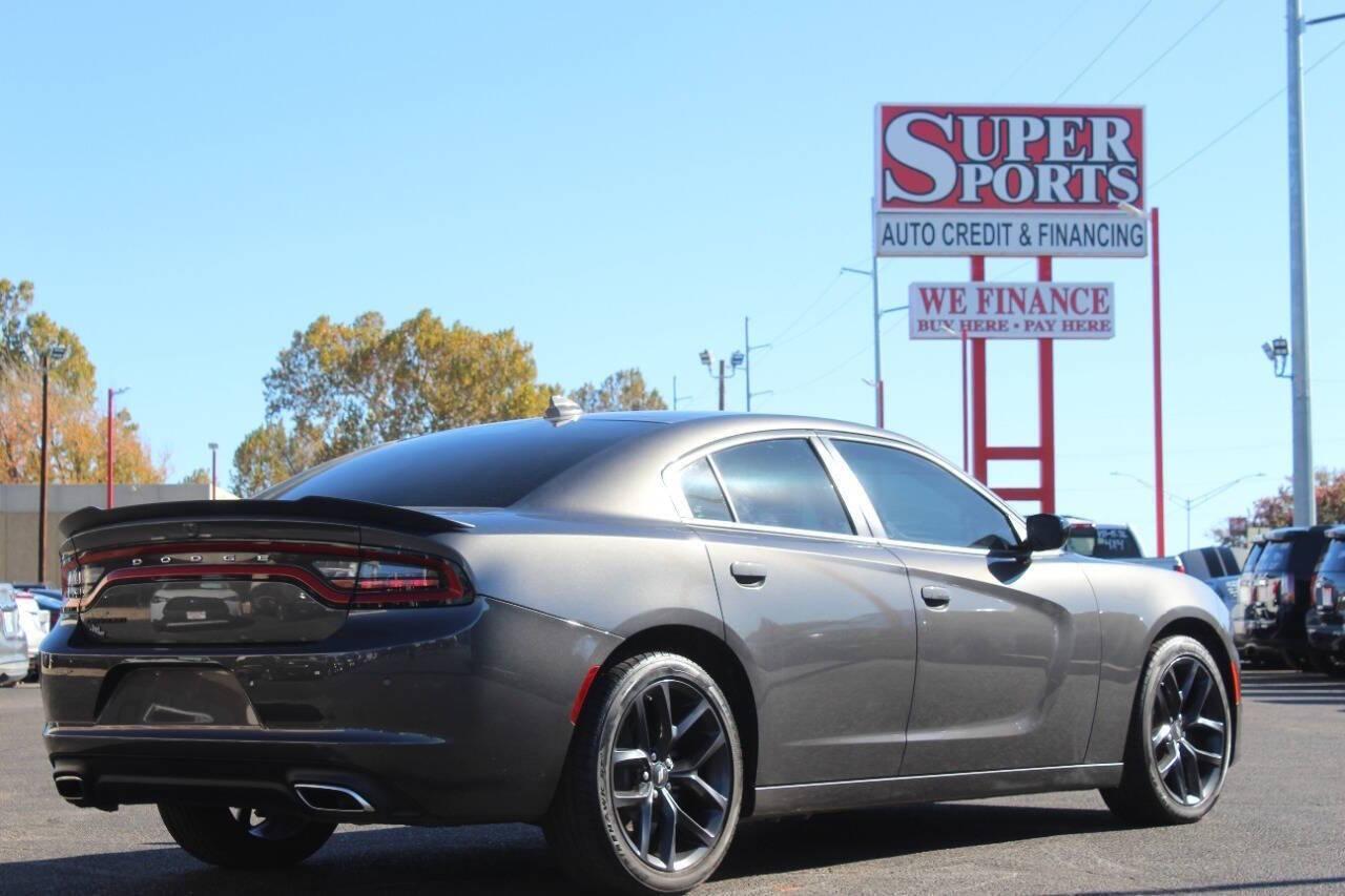 2023 Gray Dodge Charger SXT (2C3CDXBG4PH) with an 3.6L V6 DOHC 24V engine, 8A transmission, located at 4301 NW 39th , Oklahoma City, OK, 73112, (405) 949-5600, 35.512135, -97.598671 - Photo#3