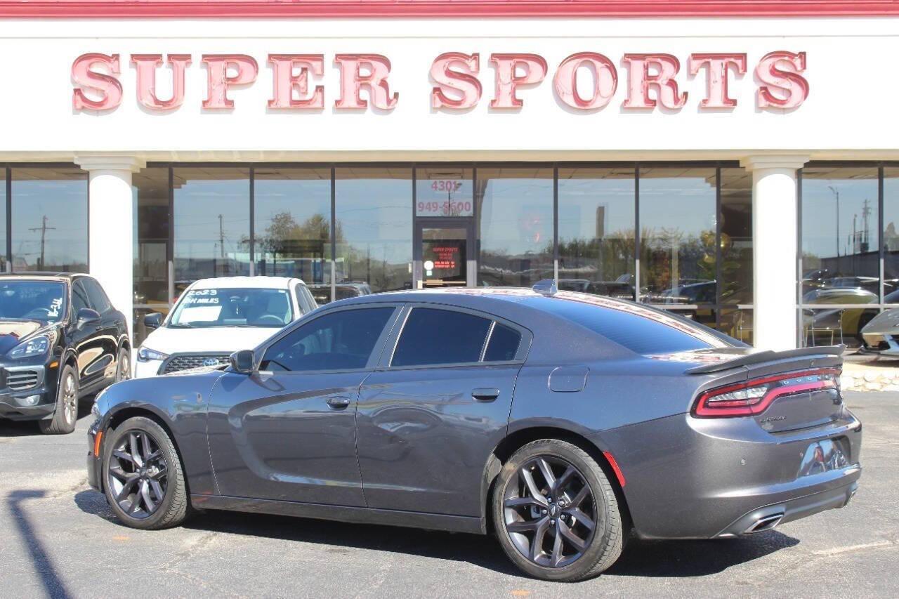 2023 Gray Dodge Charger SXT (2C3CDXBG4PH) with an 3.6L V6 DOHC 24V engine, 8A transmission, located at 4301 NW 39th , Oklahoma City, OK, 73112, (405) 949-5600, 35.512135, -97.598671 - Photo#4