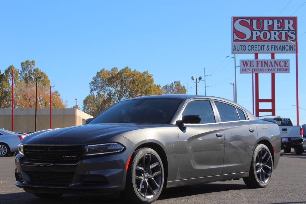 2023 Gray Dodge Charger SXT (2C3CDXBG4PH) with an 3.6L V6 DOHC 24V engine, 8A transmission, located at 4301 NW 39th , Oklahoma City, OK, 73112, (405) 949-5600, 35.512135, -97.598671 - Photo#6