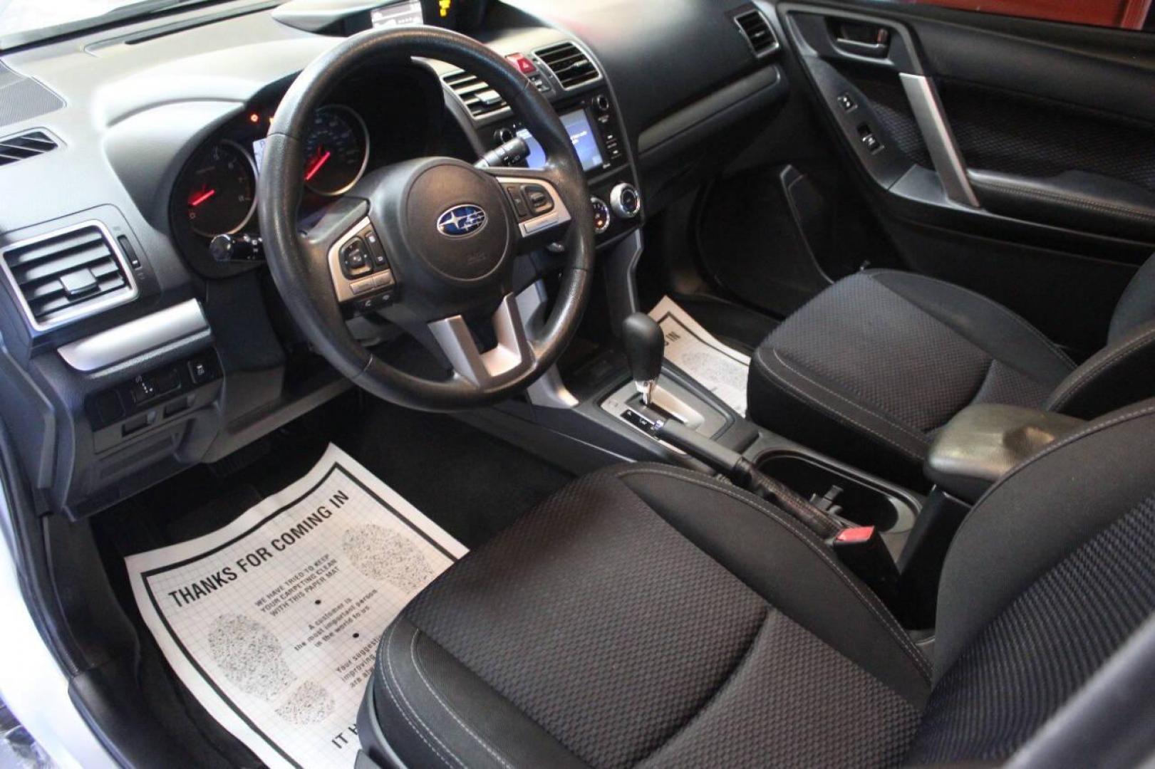 2018 Silver Subaru Forester 2.5i Premium PZEV CVT (JF2SJABC1JH) with an 2.5L H4 SOHC 16V engine, CVT transmission, located at 4301 NW 39th , Oklahoma City, OK, 73112, (405) 949-5600, 35.512135, -97.598671 - NO DRIVERS LICENCE NO-FULL COVERAGE INSURANCE-NO CREDIT CHECK. COME ON OVER TO SUPERSPORTS AND TAKE A LOOK AND TEST DRIVE. PLEASE GIVE US A CALL AT (405) 949-5600. NO LICENSIA DE MANEJAR- NO SEGURO DE COBERTURA TOTAL- NO VERIFICACCION DE CREDITO. POR FAVOR VENGAN A SUPERSPORTS, ECHE UN - Photo#16