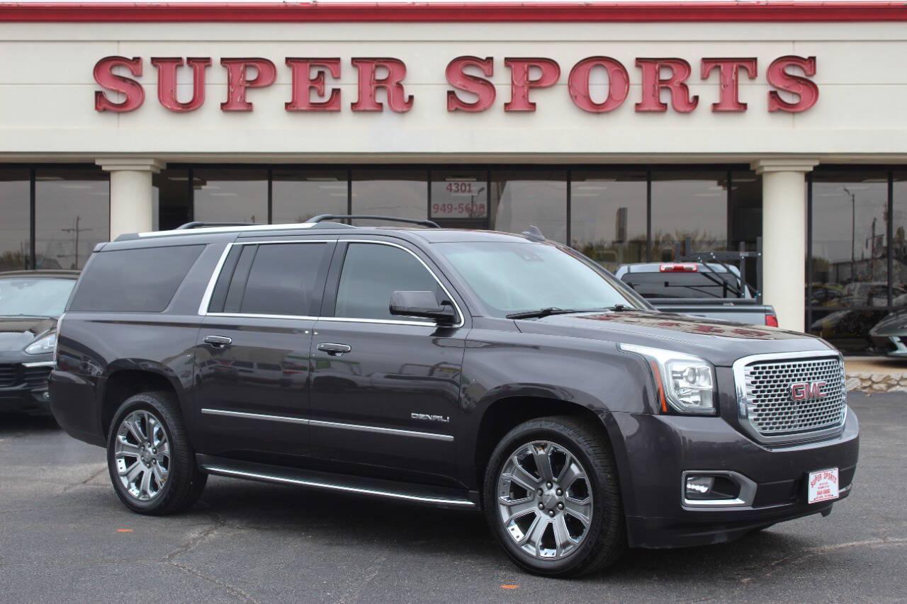 2016 Charcoal GMC Yukon XL Denali 4WD (1GKS2HKJ5GR) with an 6.2L V8 6.2L V8 engine, Automatic 8-Speed transmission, located at 4301 NW 39th , Oklahoma City, OK, 73112, (405) 949-5600, 35.512135, -97.598671 - Hablamos espanol. SPEND SMART --- BUY FROM SUPER SPORTS. ALL PRICES, DOWN PAYMENTS, PAYMENTS, AND FINANCE TERMS ARE NEGOTIABLE AT THE TIME OF APPROVAL. WE WILL WORK WITH YOU TO FIT YOUR BUDGET. WE WILL EVEN LOWER AND ADJUST THE NUMBERS TO HELP MAKE THE VEHICLE MORE AFFORDABLE FOR YOU.- Photo#0