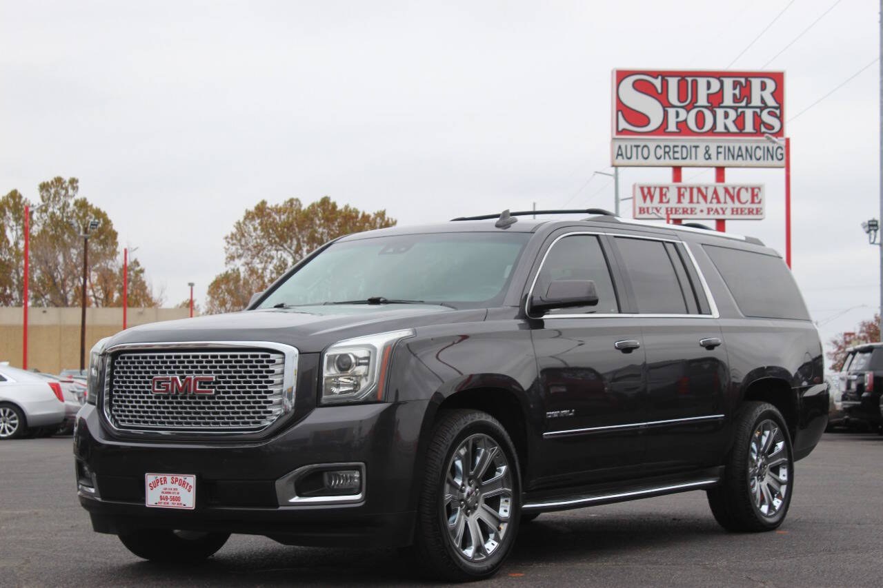 2016 Charcoal GMC Yukon XL Denali 4WD (1GKS2HKJ5GR) with an 6.2L V8 6.2L V8 engine, Automatic 8-Speed transmission, located at 4301 NW 39th , Oklahoma City, OK, 73112, (405) 949-5600, 35.512135, -97.598671 - Hablamos espanol. SPEND SMART --- BUY FROM SUPER SPORTS. ALL PRICES, DOWN PAYMENTS, PAYMENTS, AND FINANCE TERMS ARE NEGOTIABLE AT THE TIME OF APPROVAL. WE WILL WORK WITH YOU TO FIT YOUR BUDGET. WE WILL EVEN LOWER AND ADJUST THE NUMBERS TO HELP MAKE THE VEHICLE MORE AFFORDABLE FOR YOU.- Photo#6