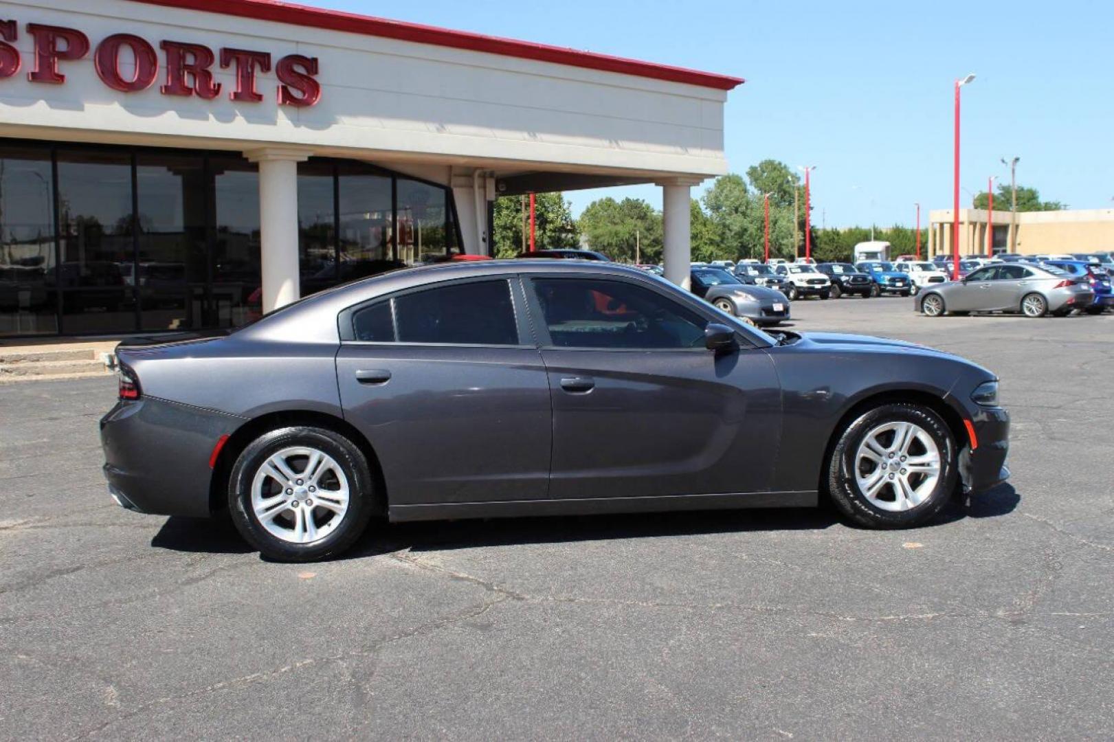 2019 Gray Dodge Charger SXT (2C3CDXBG5KH) with an 3.6L V6 DOHC 24V engine, 8A transmission, located at 4301 NW 39th , Oklahoma City, OK, 73112, (405) 949-5600, 35.512135, -97.598671 - NO DRIVERS LICENCE -NO FULL COVERAGE INSURANCE - NO CREDIT CHECK. COME ON OVER TO SUPERSPORTS, TAKE A LOOK AND TEST DRIVE. PLEASE GIVE US A CALL AT (405) 949-5600. NO LICENCIA DE CONDUCIR - NO SEGURO DE COBERTURA TOTAL - NO VERIFICACION DE CREDITO. VISITENOS EN SUPERSPORTS, MIRE NUEST - Photo#3