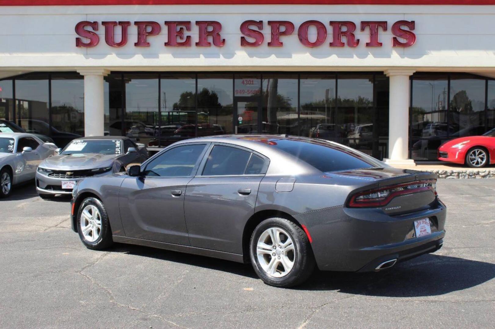 2019 Gray Dodge Charger SXT (2C3CDXBG5KH) with an 3.6L V6 DOHC 24V engine, 8A transmission, located at 4301 NW 39th , Oklahoma City, OK, 73112, (405) 949-5600, 35.512135, -97.598671 - NO DRIVERS LICENCE -NO FULL COVERAGE INSURANCE - NO CREDIT CHECK. COME ON OVER TO SUPERSPORTS, TAKE A LOOK AND TEST DRIVE. PLEASE GIVE US A CALL AT (405) 949-5600. NO LICENCIA DE CONDUCIR - NO SEGURO DE COBERTURA TOTAL - NO VERIFICACION DE CREDITO. VISITENOS EN SUPERSPORTS, MIRE NUEST - Photo#5