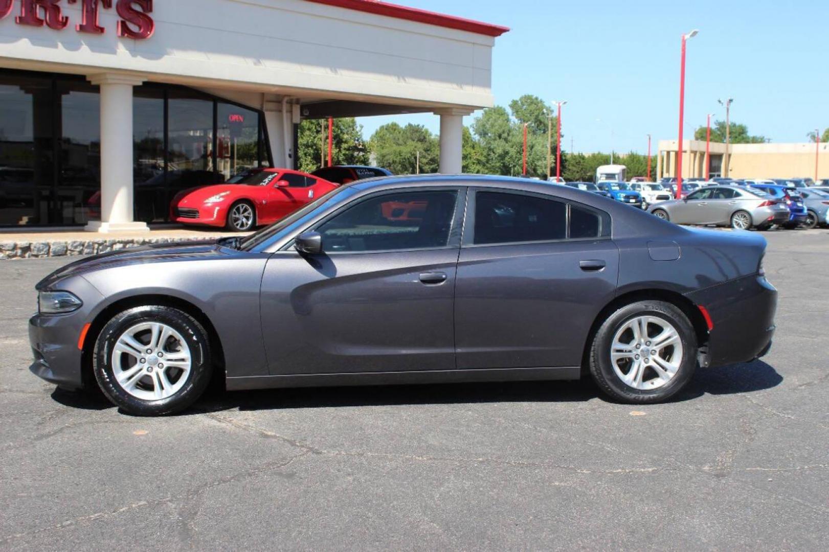 2019 Gray Dodge Charger SXT (2C3CDXBG5KH) with an 3.6L V6 DOHC 24V engine, 8A transmission, located at 4301 NW 39th , Oklahoma City, OK, 73112, (405) 949-5600, 35.512135, -97.598671 - NO DRIVERS LICENCE -NO FULL COVERAGE INSURANCE - NO CREDIT CHECK. COME ON OVER TO SUPERSPORTS, TAKE A LOOK AND TEST DRIVE. PLEASE GIVE US A CALL AT (405) 949-5600. NO LICENCIA DE CONDUCIR - NO SEGURO DE COBERTURA TOTAL - NO VERIFICACION DE CREDITO. VISITENOS EN SUPERSPORTS, MIRE NUEST - Photo#6