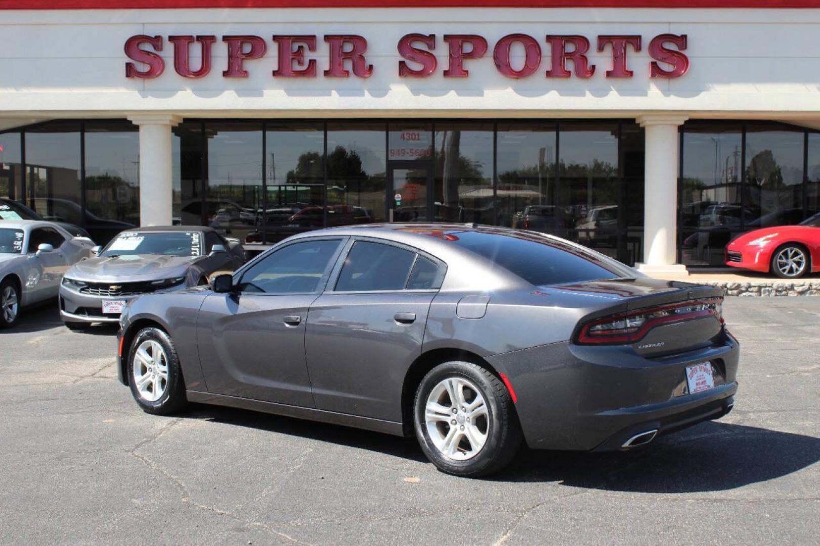 2019 Gray Dodge Charger SXT (2C3CDXBG5KH) with an 3.6L V6 3.6L V6 engine, Automatic 8-Speed transmission, located at 4301 NW 39th , Oklahoma City, OK, 73112, (405) 949-5600, 35.512135, -97.598671 - Hablamos espanol. SPEND SMART --- BUY FROM SUPER SPORTS. ALL PRICES, DOWN PAYMENTS, PAYMENTS, AND FINANCE TERMS ARE NEGOTIABLE AT THE TIME OF APPROVAL. WE WILL WORK WITH YOU TO FIT YOUR BUDGET. WE WILL EVEN LOWER AND ADJUST THE NUMBERS TO HELP MAKE THE VE HICLE MORE AFFORDABLE FOR YOU.- Photo#4