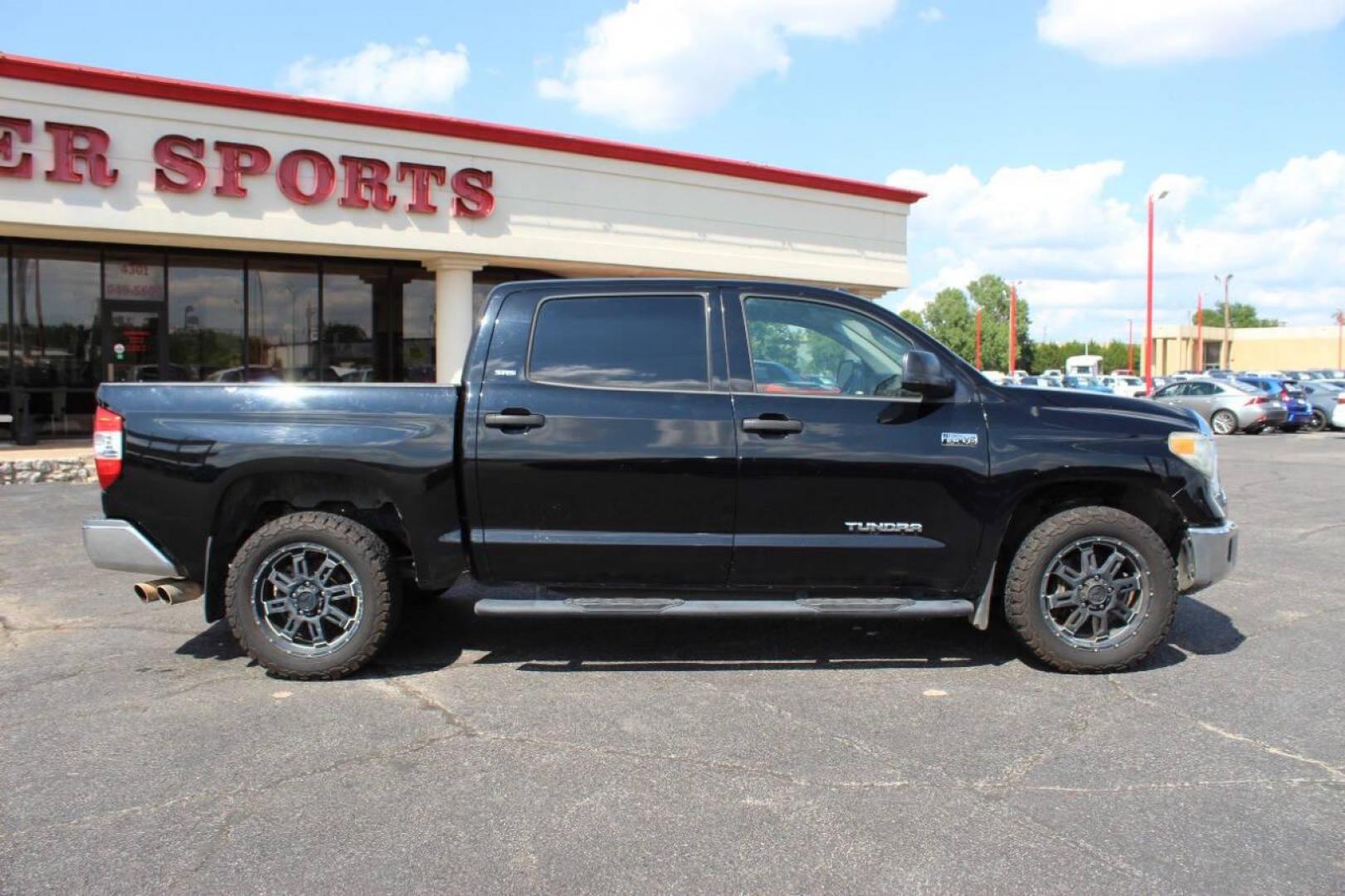 2014 Black Toyota Tundra SR5 5.7L V8 CrewMax 2WD (5TFEY5F11EX) with an 5.7L V8 DOHC 32V engine, 6-Speed Automatic transmission, located at 4301 NW 39th , Oklahoma City, OK, 73112, (405) 949-5600, 35.512135, -97.598671 - NO DRIVERS LICENCE NO-FULL COVERAGE INSURANCE-NO CREDIT CHECK. COME ON OVER TO SUPERSPORTS AND TAKE A LOOK AND TEST DRIVE. PLEASE GIVE US A CALL AT (405) 949-5600. NO LICENSIA DE MANEJAR- NO SEGURO DE COBERTURA TOTAL- NO VERIFICACCION DE CREDITO. POR FAVOR VENGAN A SUPERSPORTS, ECHE UN - Photo#3
