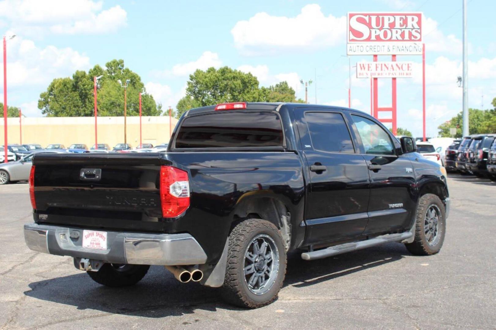 2014 Black Toyota Tundra SR5 5.7L V8 CrewMax 2WD (5TFEY5F11EX) with an 5.7L V8 DOHC 32V engine, 6-Speed Automatic transmission, located at 4301 NW 39th , Oklahoma City, OK, 73112, (405) 949-5600, 35.512135, -97.598671 - NO DRIVERS LICENCE NO-FULL COVERAGE INSURANCE-NO CREDIT CHECK. COME ON OVER TO SUPERSPORTS AND TAKE A LOOK AND TEST DRIVE. PLEASE GIVE US A CALL AT (405) 949-5600. NO LICENSIA DE MANEJAR- NO SEGURO DE COBERTURA TOTAL- NO VERIFICACCION DE CREDITO. POR FAVOR VENGAN A SUPERSPORTS, ECHE UN - Photo#4