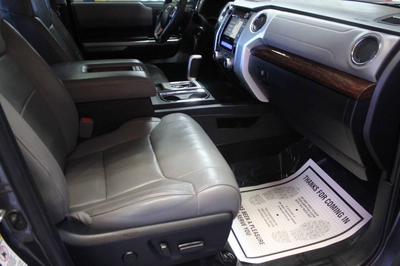 2017 Gray Toyota Tundra Limited 5.7L FFV CrewMax 2WD (5TFFW5F19HX) with an 5.7L V8 DOHC 32V FFV engine, 6A transmission, located at 4301 NW 39th , Oklahoma City, OK, 73112, (405) 949-5600, 35.512135, -97.598671 - Photo#8