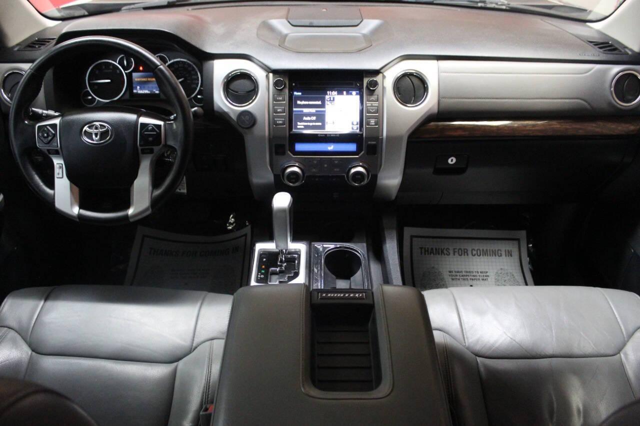 2017 Gray Toyota Tundra Limited 5.7L FFV CrewMax 2WD (5TFFW5F19HX) with an 5.7L V8 DOHC 32V FFV engine, 6A transmission, located at 4301 NW 39th , Oklahoma City, OK, 73112, (405) 949-5600, 35.512135, -97.598671 - Photo#16