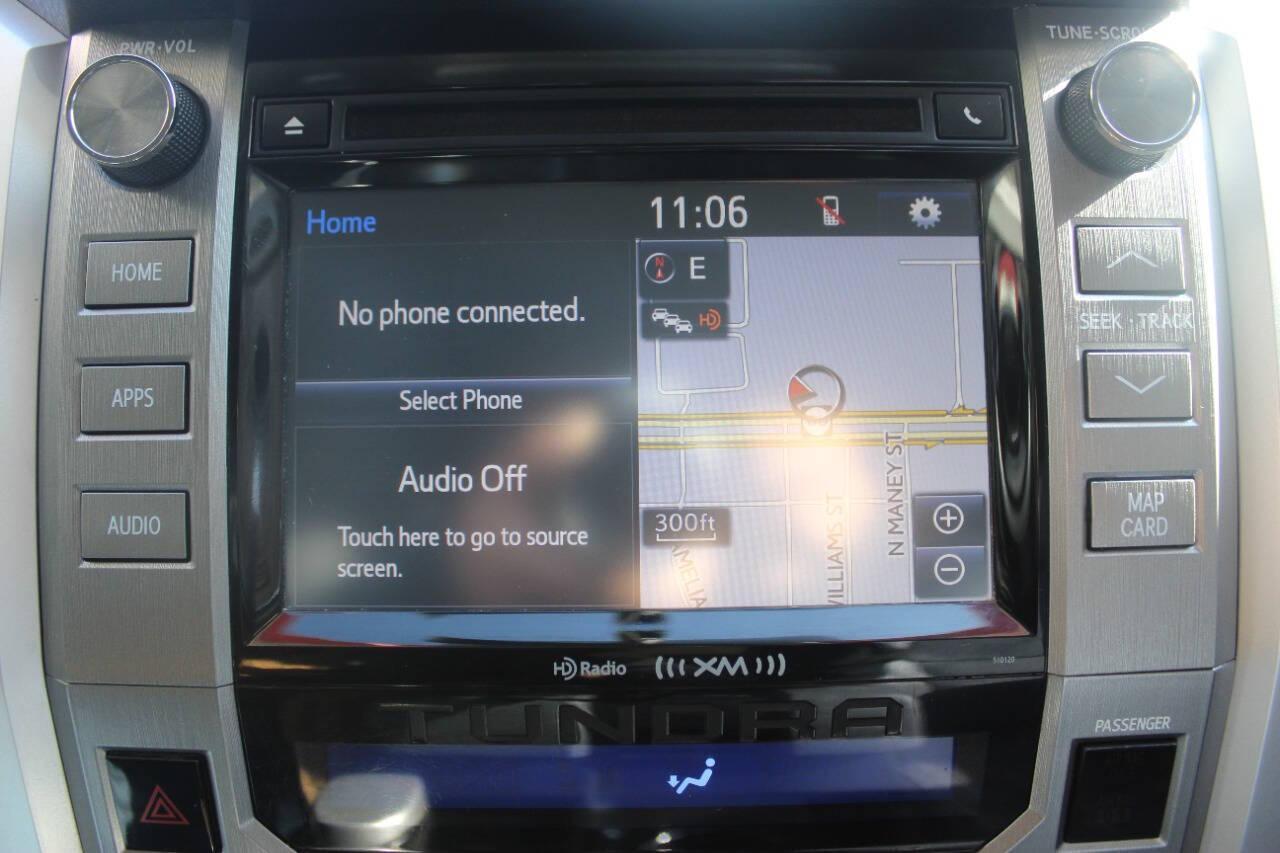 2017 Gray Toyota Tundra Limited 5.7L FFV CrewMax 2WD (5TFFW5F19HX) with an 5.7L V8 DOHC 32V FFV engine, 6A transmission, located at 4301 NW 39th , Oklahoma City, OK, 73112, (405) 949-5600, 35.512135, -97.598671 - Photo#17