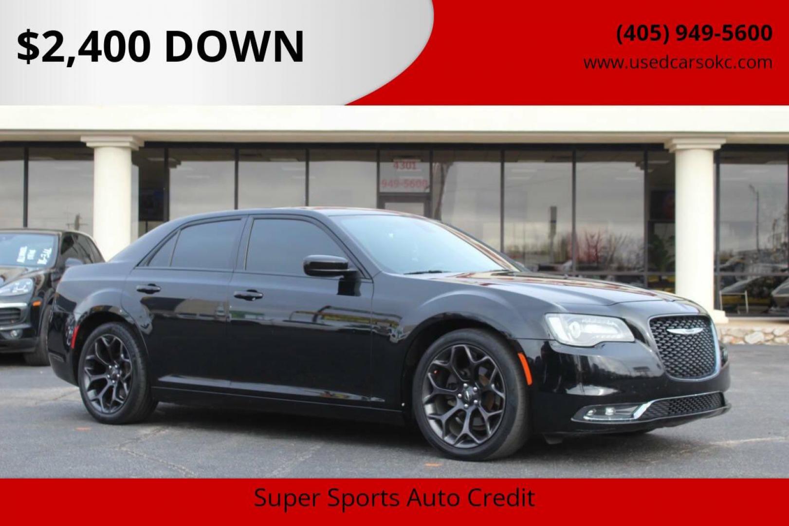 2019 Black Chrysler 300 S V6 RWD (2C3CCABG9KH) with an 3.6L V6 DOHC 24V engine, 8A transmission, located at 4301 NW 39th , Oklahoma City, OK, 73112, (405) 949-5600, 35.512135, -97.598671 - NO DRIVERS LICENCE NO-FULL COVERAGE INSURANCE-NO CREDIT CHECK. COME ON OVER TO SUPERSPORTS AND TAKE A LOOK AND TEST DRIVE. PLEASE GIVE US A CALL AT (405) 949-5600. NO LICENSIA DE MANEJAR- NO SEGURO DE COBERTURA TOTAL- NO VERIFICACCION DE CREDITO. POR FAVOR VENGAN A SUPERSPORTS, ECHE UN - Photo#0