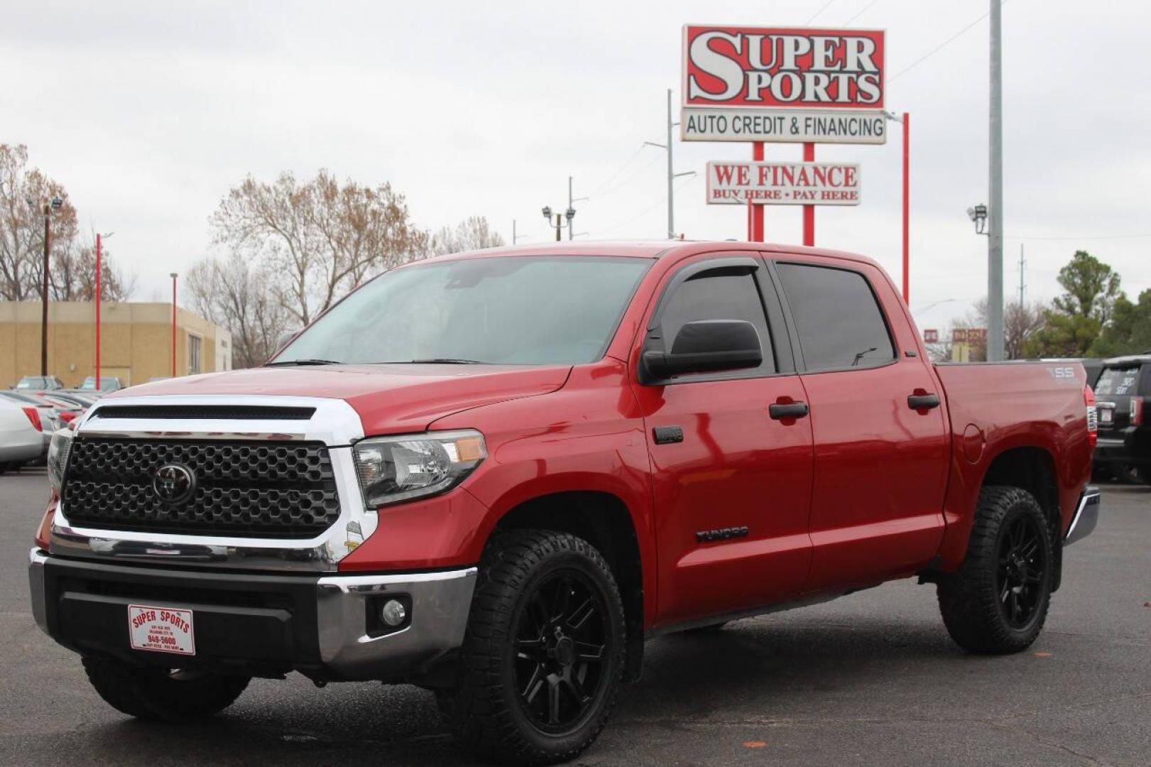 2020 Red Toyota Tundra SR5 5.7L V8 CrewMax 2WD (5TFEY5F17LX) with an 5.7L V8 DOHC 32V engine, 6A transmission, located at 4301 NW 39th , Oklahoma City, OK, 73112, (405) 949-5600, 35.512135, -97.598671 - NO DRIVERS LICENCE NO-FULL COVERAGE INSURANCE-NO CREDIT CHECK. COME ON OVER TO SUPERSPORTS AND TAKE A LOOK AND TEST DRIVE. PLEASE GIVE US A CALL AT (405) 949-5600. NO LICENSIA DE MANEJAR- NO SEGURO DE COBERTURA TOTAL- NO VERIFICACCION DE CREDITO. POR FAVOR VENGAN A SUPERSPORTS, ECHE - Photo#7