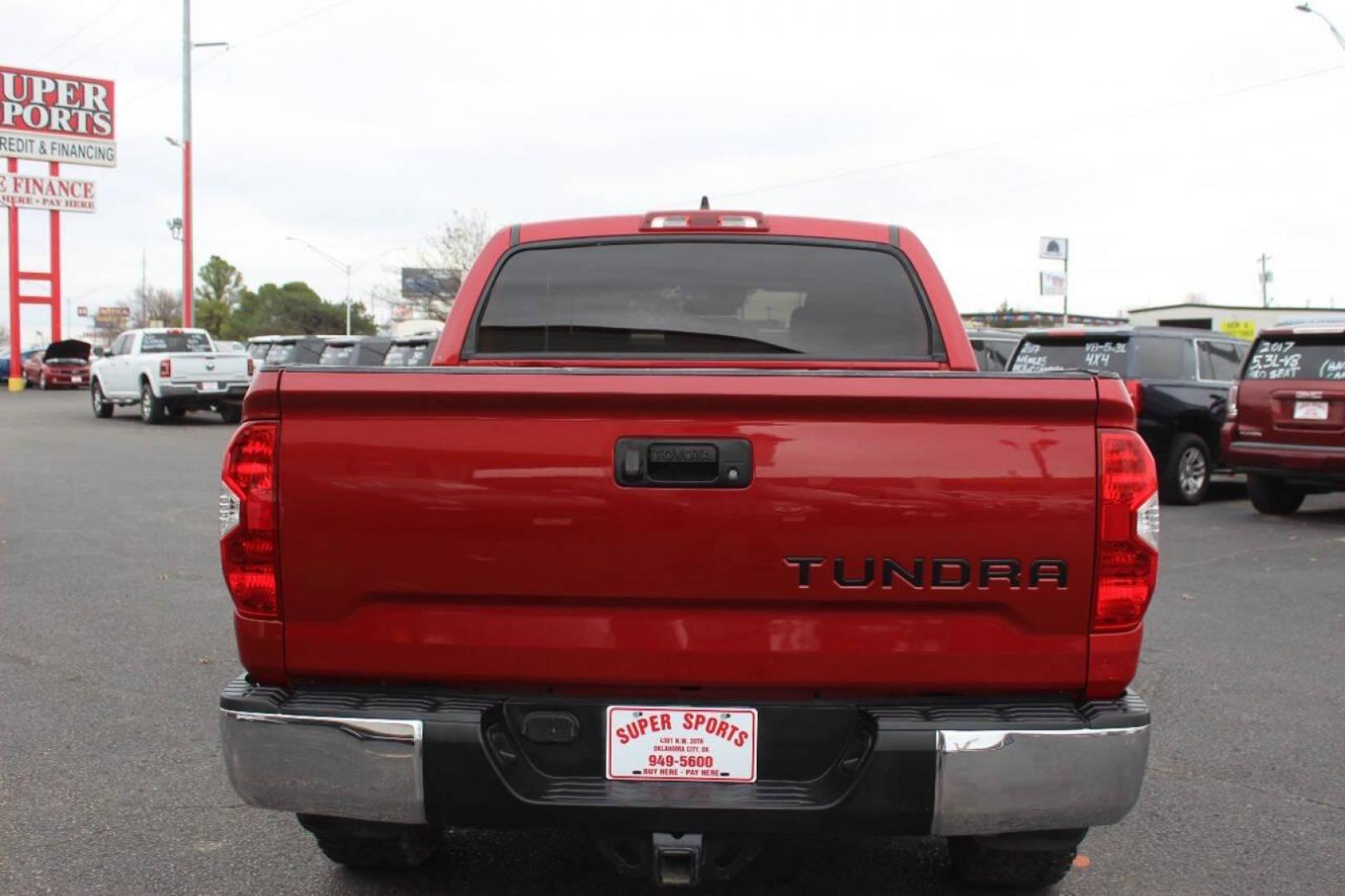 2020 Red Toyota Tundra SR5 5.7L V8 CrewMax 2WD (5TFEY5F17LX) with an 5.7L V8 DOHC 32V engine, 6A transmission, located at 4301 NW 39th , Oklahoma City, OK, 73112, (405) 949-5600, 35.512135, -97.598671 - NO DRIVERS LICENCE NO-FULL COVERAGE INSURANCE-NO CREDIT CHECK. COME ON OVER TO SUPERSPORTS AND TAKE A LOOK AND TEST DRIVE. PLEASE GIVE US A CALL AT (405) 949-5600. NO LICENSIA DE MANEJAR- NO SEGURO DE COBERTURA TOTAL- NO VERIFICACCION DE CREDITO. POR FAVOR VENGAN A SUPERSPORTS, ECHE - Photo#13