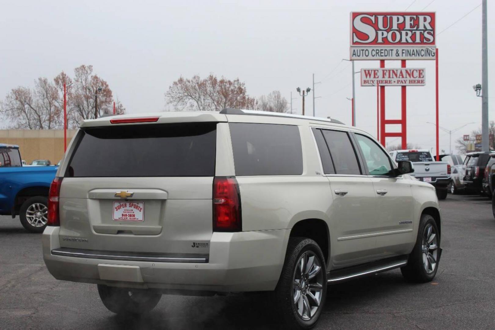 2016 Beige Chevrolet Suburban LTZ 4WD (1GNSKJKC7GR) with an 5.3L V8 OHV 16V engine, 6A transmission, located at 4301 NW 39th , Oklahoma City, OK, 73112, (405) 949-5600, 35.512135, -97.598671 - NO DRIVERS LICENCE NO-FULL COVERAGE INSURANCE-NO CREDIT CHECK. COME ON OVER TO SUPERSPORTS AND TAKE A LOOK AND TEST DRIVE. PLEASE GIVE US A CALL AT (405) 949-5600. NO LICENSIA DE MANEJAR- NO SEGURO DE COBERTURA TOTAL- NO VERIFICACCION DE CREDITO. POR FAVOR VENGAN A SUPERSPORTS, ECHE U - Photo#4