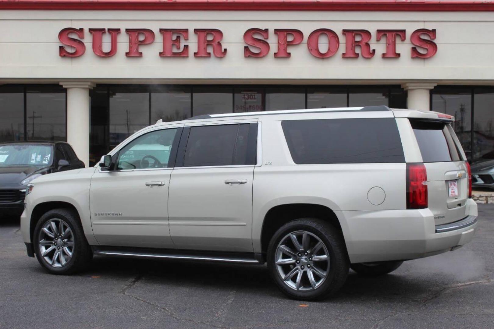 2016 Beige Chevrolet Suburban LTZ 4WD (1GNSKJKC7GR) with an 5.3L V8 OHV 16V engine, 6A transmission, located at 4301 NW 39th , Oklahoma City, OK, 73112, (405) 949-5600, 35.512135, -97.598671 - NO DRIVERS LICENCE NO-FULL COVERAGE INSURANCE-NO CREDIT CHECK. COME ON OVER TO SUPERSPORTS AND TAKE A LOOK AND TEST DRIVE. PLEASE GIVE US A CALL AT (405) 949-5600. NO LICENSIA DE MANEJAR- NO SEGURO DE COBERTURA TOTAL- NO VERIFICACCION DE CREDITO. POR FAVOR VENGAN A SUPERSPORTS, ECHE U - Photo#5