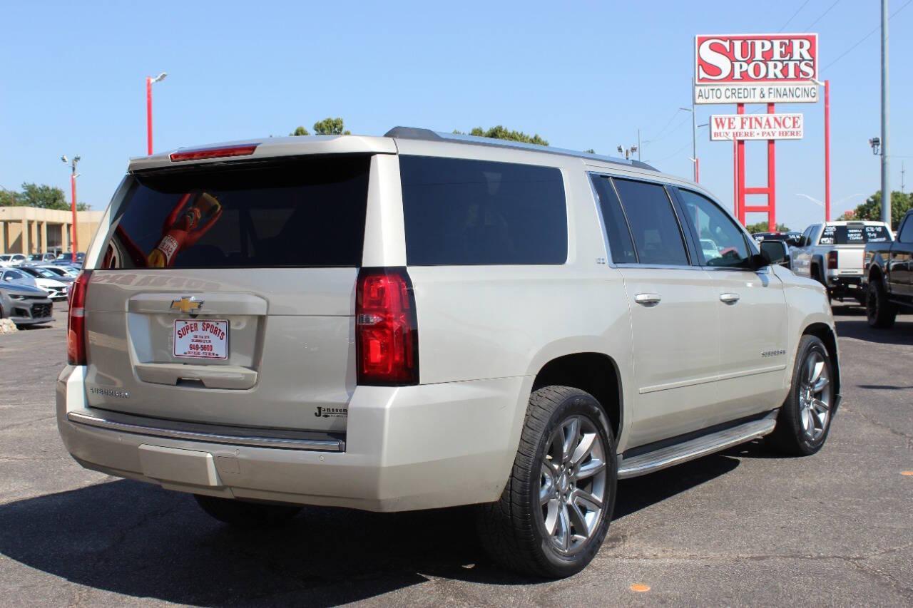 2016 Beige Chevrolet Suburban LTZ 4WD (1GNSKJKC7GR) with an 5.3L V8 OHV 16V engine, 6A transmission, located at 4301 NW 39th , Oklahoma City, OK, 73112, (405) 949-5600, 35.512135, -97.598671 - NO DRIVERS LICENCE -NO FULL COVERAGE INSURANCE - NO CREDIT CHECK. COME ON OVER TO SUPERSPORTS, TAKE A LOOK AND TEST DRIVE. PLEASE GIVE US A CALL AT (405) 949-5600. NO LICENCIA DE CONDUCIR - NO SEGURO DE COBERTURA TOTAL - NO VERIFICACION DE CREDITO. VISITENOS EN SUPERSPORTS, MIRE NUESTRO - Photo#3