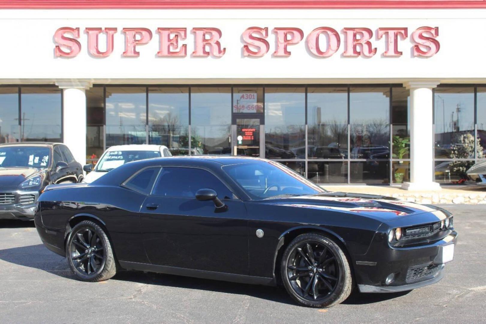 2018 Black Dodge Challenger SXT (2C3CDZAG8JH) with an 3.6L V6 DOHC 24V engine, 8A transmission, located at 4301 NW 39th , Oklahoma City, OK, 73112, (405) 949-5600, 35.512135, -97.598671 - NO DRIVERS LICENCE NO-FULL COVERAGE INSURANCE-NO CREDIT CHECK. COME ON OVER TO SUPERSPORTS AND TAKE A LOOK AND TEST DRIVE. PLEASE GIVE US A CALL AT (405) 949-5600. NO LICENSIA DE MANEJAR- NO SEGURO DE COBERTURA TOTAL- NO VERIFICACCION DE CREDITO. POR FAVOR VENGAN A SUPERSPORTS, ECHE UN - Photo#0