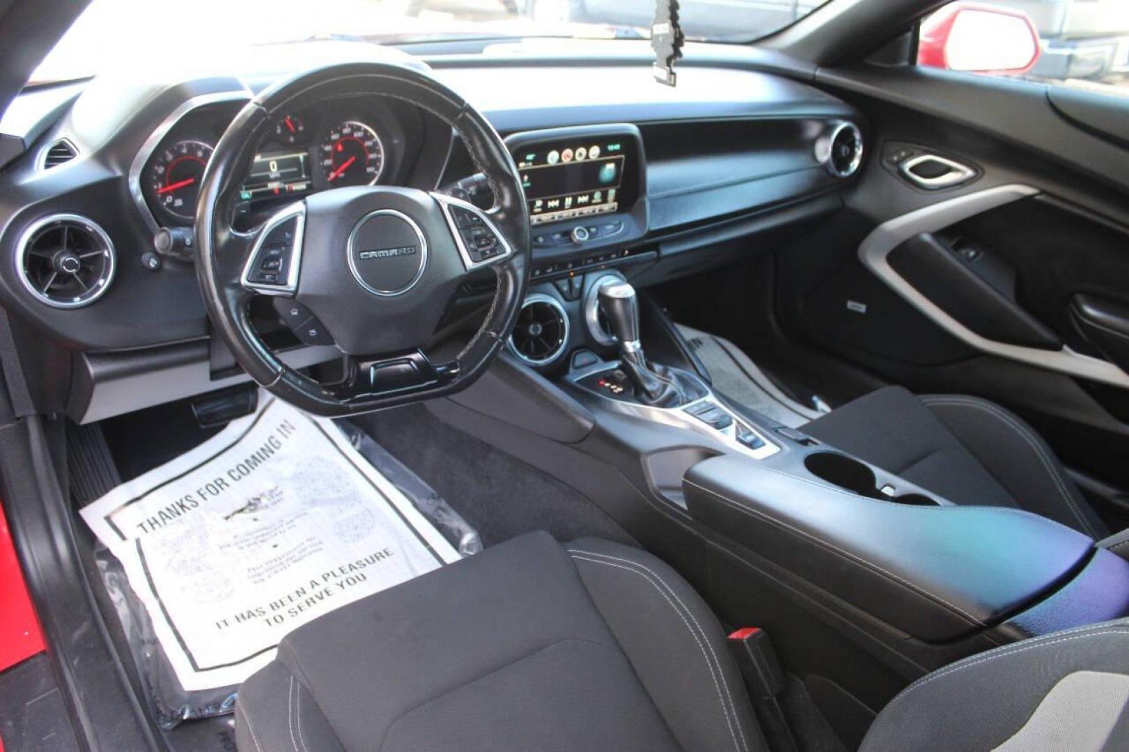 2018 Red Chevrolet Camaro 1LT Coupe (1G1FB1RS6J0) with an 3.6L V6 DOHC 24V engine, 6A transmission, located at 4301 NW 39th , Oklahoma City, OK, 73112, (405) 949-5600, 35.512135, -97.598671 - NO DRIVERS LICENCE NO-FULL COVERAGE INSURANCE-NO CREDIT CHECK. COME ON OVER TO SUPERSPORTS AND TAKE A LOOK AND TEST DRIVE. PLEASE GIVE US A CALL AT (405) 949-5600. NO LICENSIA DE MANEJAR- NO SEGURO DE COBERTURA TOTAL- NO VERIFICACCION DE CREDITO. POR FAVOR VENGAN A SUPERSPORTS, ECHE UN - Photo#13