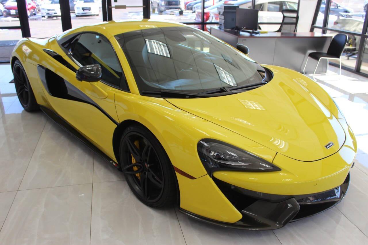 2018 Yellow McLaren 570s Spider (SBM13FAA2JW) with an 3.8L V8 TURBO engine, 7A transmission, located at 4301 NW 39th , Oklahoma City, OK, 73112, (405) 949-5600, 35.512135, -97.598671 - PERSONAL VEHICLE LAST FEW YEARS. IT'S ONE OF THE OWNER'S WIFE'S FEW POSSESSIONS THAT ARE CONSIDERED TOYS, IT LOOKS AND DRIVES LIKE IT'S BRAND NEW, IT'S A MUST SEE. My name is Josh, and I own dealerships and finance companies here in Oklahoma. I have 27 years of experience buying and selling al - Photo#1