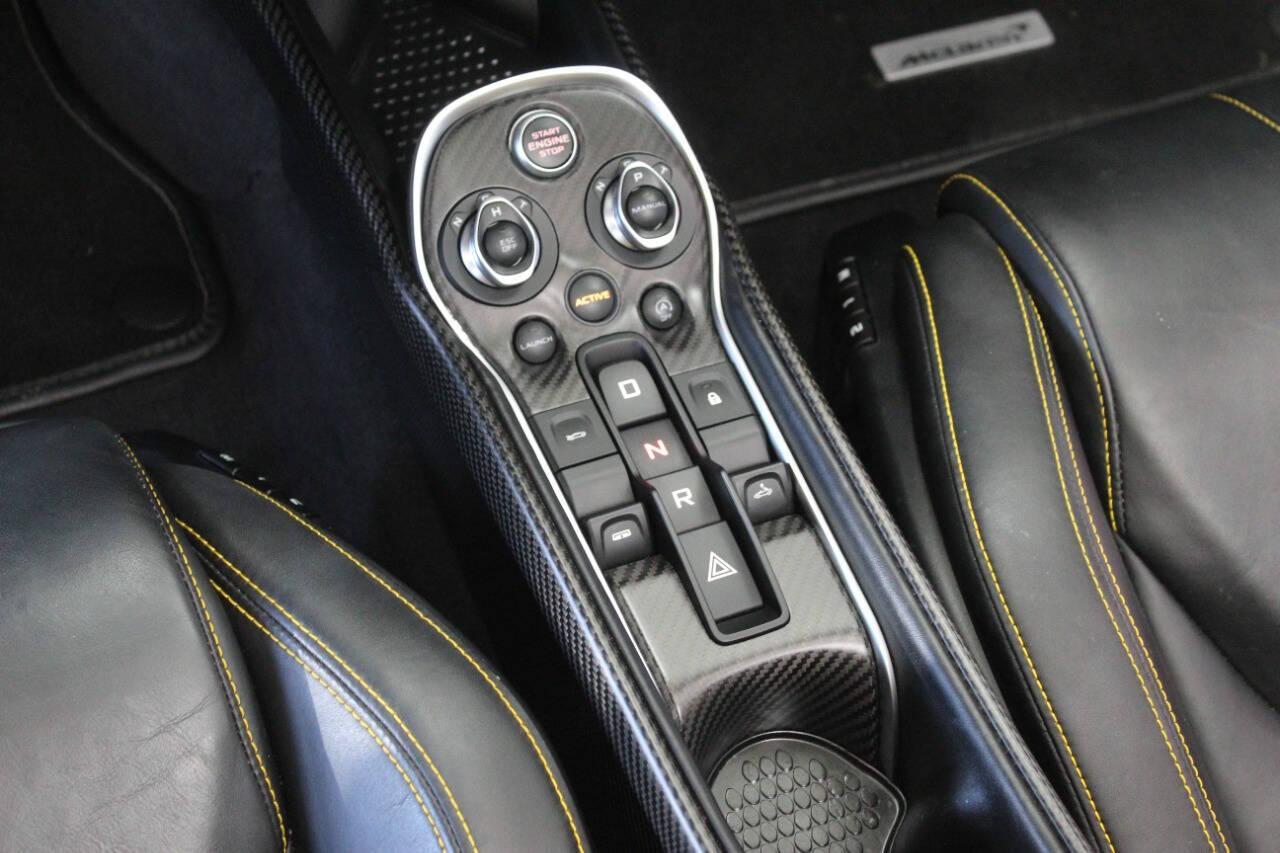 2018 Yellow McLaren 570s Spider (SBM13FAA2JW) with an 3.8L V8 TURBO engine, 7A transmission, located at 4301 NW 39th , Oklahoma City, OK, 73112, (405) 949-5600, 35.512135, -97.598671 - PERSONAL VEHICLE LAST FEW YEARS. IT'S ONE OF THE OWNER'S WIFE'S FEW POSSESSIONS THAT ARE CONSIDERED TOYS, IT LOOKS AND DRIVES LIKE IT'S BRAND NEW, IT'S A MUST SEE. My name is Josh, and I own dealerships and finance companies here in Oklahoma. I have 27 years of experience buying and selling al - Photo#12