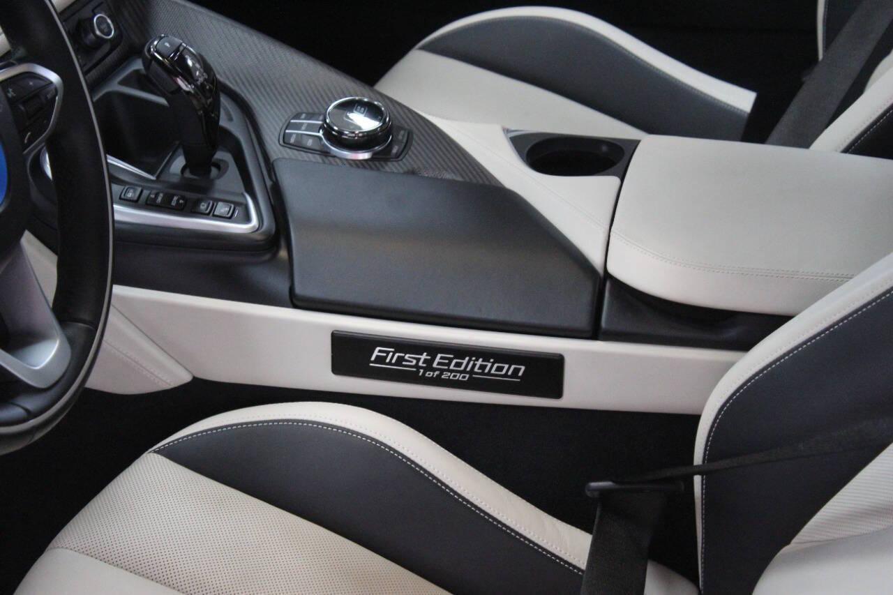 2019 Black BMW i8 Convertible (WBY2Z6C53KV) with an 1.5L L3 HYBRID engine, 6A transmission, located at 4301 NW 39th , Oklahoma City, OK, 73112, (405) 949-5600, 35.512135, -97.598671 - ************first edition 1of 200 was made.************* PERSONAL VEHICLE LAST FEW YEARS. it's one of a wife's few possessions that are considered toys looks and drives brand new its a must see. My name is Josh, and I own dealerships and finance companies here in Oklahoma. I have 27 years of e - Photo#11