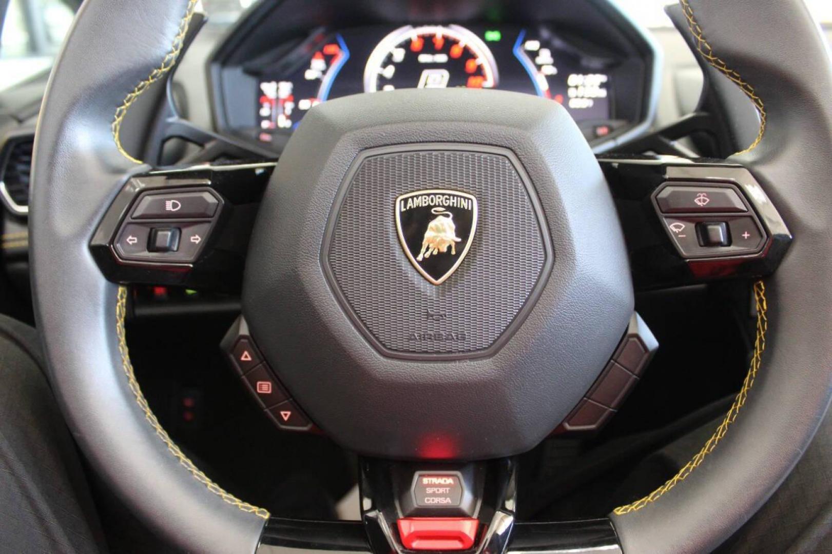 2021 Yellow Lamborghini Huracan EVO Spyder (ZHWUT5ZF0ML) with an 6.5L V12 DOHC 48V engine, 7A transmission, located at 4301 NW 39th , Oklahoma City, OK, 73112, (405) 949-5600, 35.512135, -97.598671 - PERSONAL VEHICLE LAST FEW YEARS. it's one of a wife's few possessions that are considered toys looks and drives brand new its a must see. new tires, fresh oil, new battery. TEXT FIRST. COME ON OVER TO SUPERSPORTS AND TAKE A LOOK AND TEST DRIVE. PLEASE TEXT JOSH AT 405-413-1622 THIS VEHICLE - Photo#7
