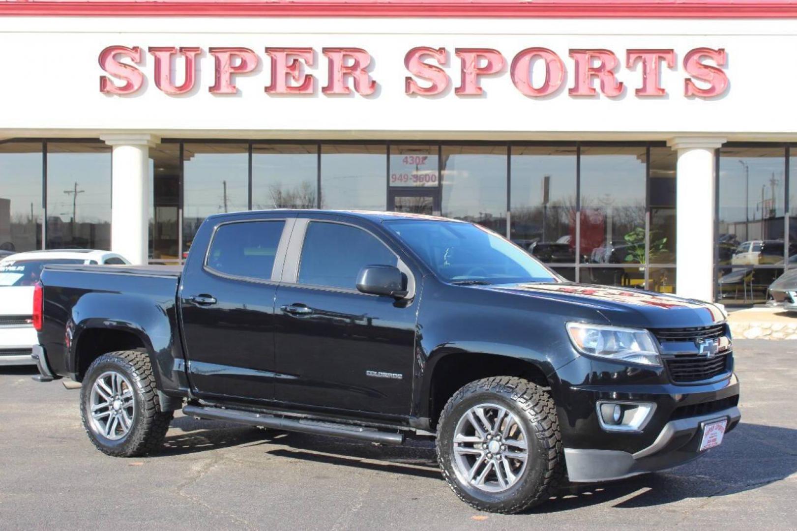 2019 Black Chevrolet Colorado Work Truck Crew Cab 2WD Short Box (1GCGSBEA8K1) with an 2.5L L4 DOHC 16V GAS engine, 6A transmission, located at 4301 NW 39th , Oklahoma City, OK, 73112, (405) 949-5600, 35.512135, -97.598671 - NO DRIVERS LICENCE NO-FULL COVERAGE INSURANCE-NO CREDIT CHECK. COME ON OVER TO SUPERSPORTS AND TAKE A LOOK AND TEST DRIVE. PLEASE GIVE US A CALL AT (405) 949-5600 . NO LICENSIA DE MANEJAR- NO SEGURO DE COBERTURA TOTAL- NO VERIFICACCION DE CREDITO. POR FAVOR VENGAN A SUPERSPORTS, ECHE UN - Photo#0