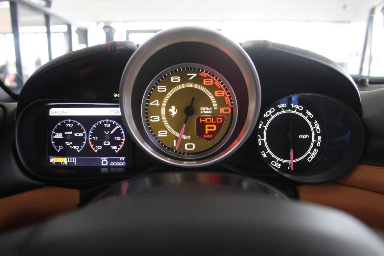 2016 Red Ferrari California Convertible T (ZFF77XJA9G0) with an 3.9L V8 DOHC 32V engine, 7A transmission, located at 4301 NW 39th , Oklahoma City, OK, 73112, (405) 949-5600, 35.512135, -97.598671 - Rare combo: red exterior and tan interior. Fully functional. PERSONAL VEHICLE LAST FEW YEARS SINCE 2017 . IT'S ONE OF THE OWNER'S WIFE'S FEW POSSESSIONS THAT ARE CONSIDERED TOYS, IT LOOKS AND DRIVES LIKE new, IT'S A MUST SEE for this price. ..... small crack on the windshield..... My na - Photo#17