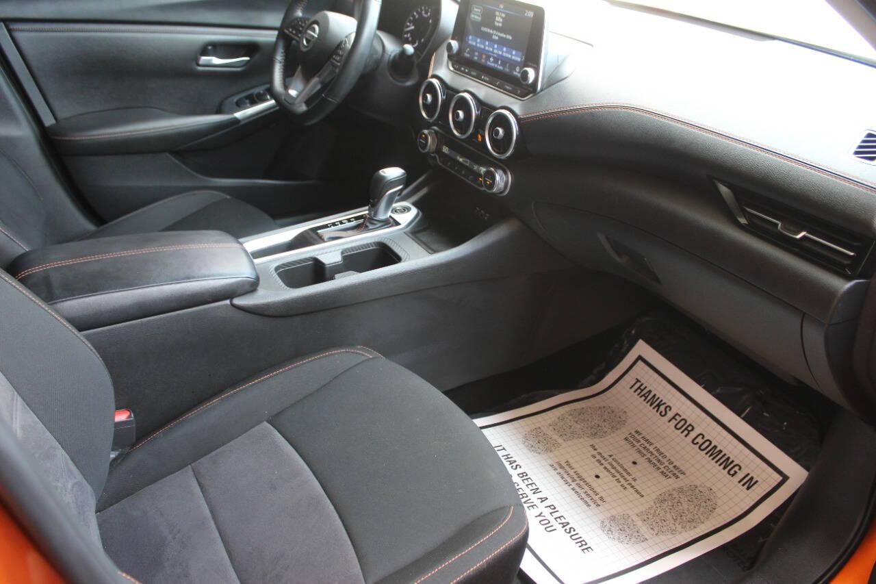2023 Orange Nissan Sentra SR (3N1AB8DV7PY) with an 2.0L I4 2.0L I4 engine, CVT transmission, located at 4301 NW 39th , Oklahoma City, OK, 73112, (405) 949-5600, 35.512135, -97.598671 - NO DRIVERS LICENCE NO-FULL COVERAGE INSURANCE-NO CREDIT CHECK. COME ON OVER TO SUPERSPORTS AND TAKE A LOOK AND TEST DRIVE. PLEASE GIVE US A CALL AT (405) 949-5600. NO LICENSIA DE MANEJAR- NO SEGURO DE COBERTURA TOTAL- NO VERIFICACCION DE CREDITO. POR FAVOR VENGAN A SUPERSPORTS, ECHE UN - Photo#8