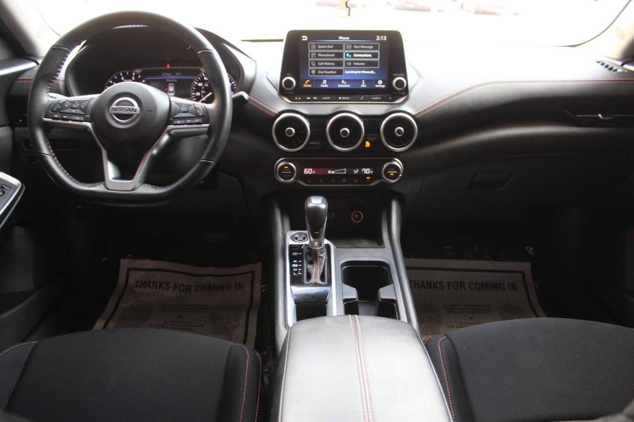 2023 Orange Nissan Sentra SR (3N1AB8DV7PY) with an 2.0L I4 2.0L I4 engine, CVT transmission, located at 4301 NW 39th , Oklahoma City, OK, 73112, (405) 949-5600, 35.512135, -97.598671 - NO DRIVERS LICENCE NO-FULL COVERAGE INSURANCE-NO CREDIT CHECK. COME ON OVER TO SUPERSPORTS AND TAKE A LOOK AND TEST DRIVE. PLEASE GIVE US A CALL AT (405) 949-5600. NO LICENSIA DE MANEJAR- NO SEGURO DE COBERTURA TOTAL- NO VERIFICACCION DE CREDITO. POR FAVOR VENGAN A SUPERSPORTS, ECHE UN - Photo#17