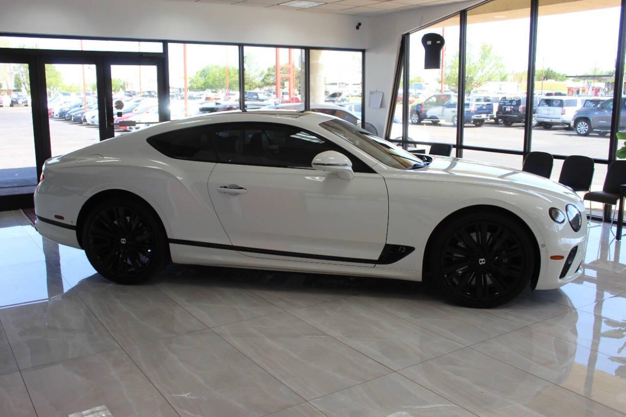 2023 White Bentley Continental GT Speed Coupe (SCBCT2ZG7PC) with an 4.0L V8 DOHC 32V engine, 8A transmission, located at 4301 NW 39th , Oklahoma City, OK, 73112, (405) 949-5600, 35.512135, -97.598671 - PERSONAL VEHICLE LAST FEW YEARS. it's one of a wife's few possessions that are considered toys looks and drives brand new its a must see. My name is Josh, and I own dealerships and finance companies here in Oklahoma. I have 27 years of experience buying and selling all makes and models of vehi - Photo#2
