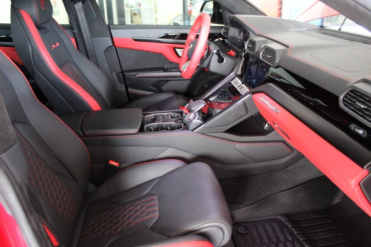 2023 Off White Lamborghini Urus S (ZPBUB3ZL4PL) with an 4.0L V8 DOHC 32V engine, 8A transmission, located at 4301 NW 39th , Oklahoma City, OK, 73112, (405) 949-5600, 35.512135, -97.598671 - it's one of a wife's few possessions that are considered toys looks and drives brand new its a must see. looks and drives brand new its a must see. My name is Josh, and I own dealerships and finance companies here in Oklahoma. I have 27 years of experience buying and selling all makes and mode - Photo#10